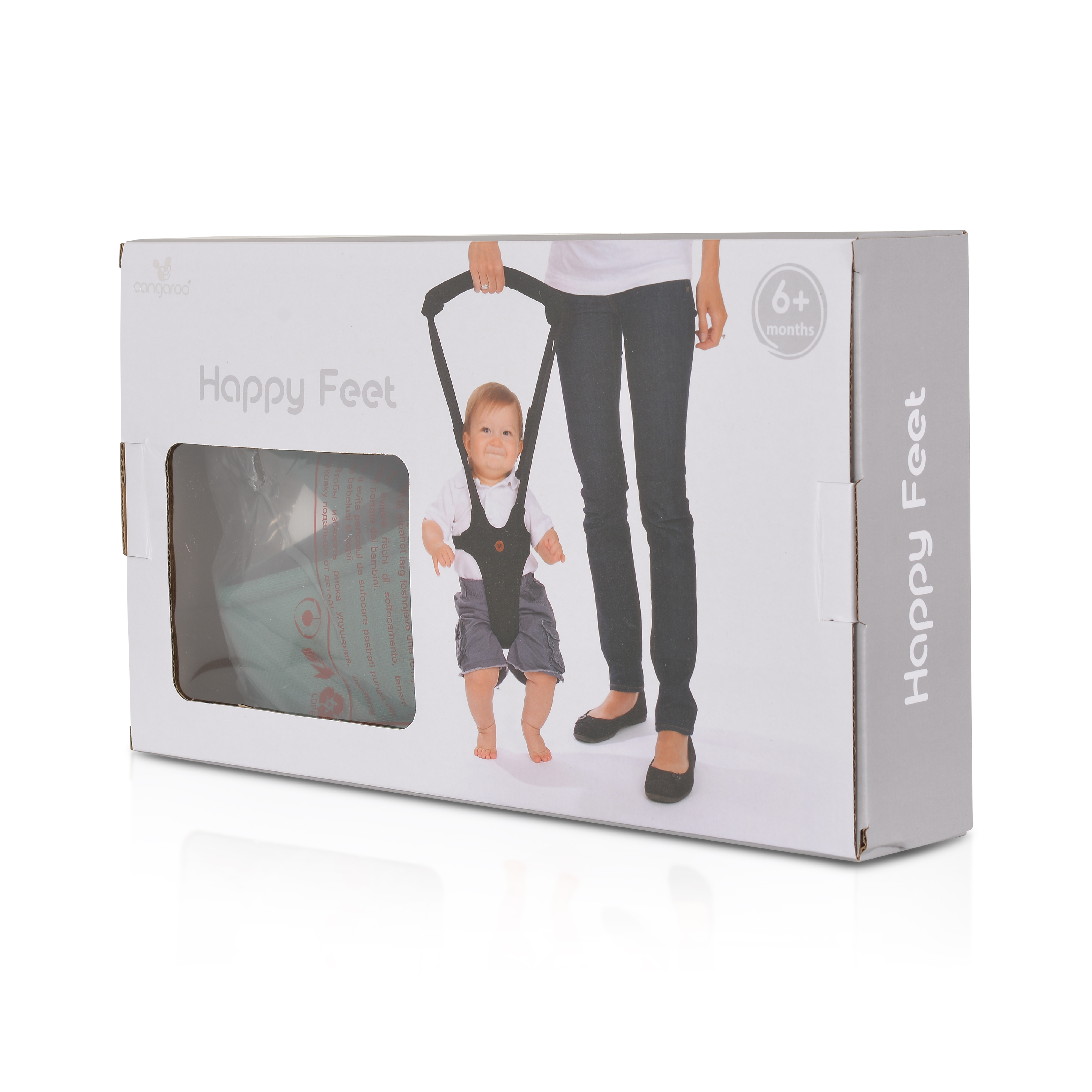 Walking belt Happy Feet dark green