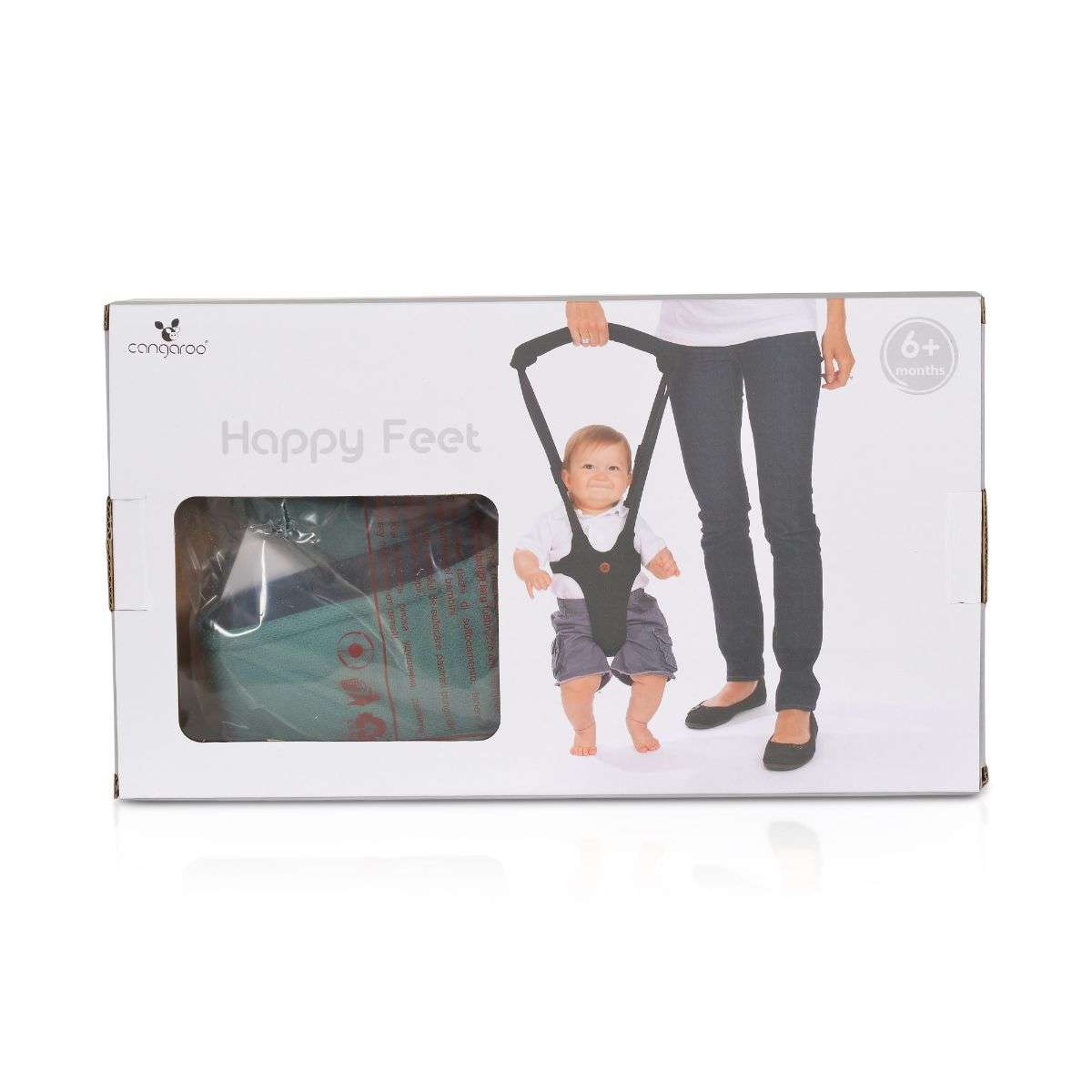 Walking belt Happy Feet dark gray