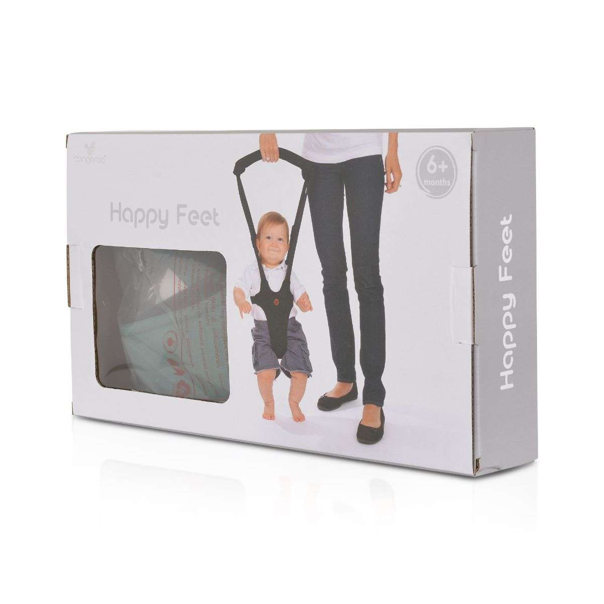 Walking belt Happy Feet dark gray