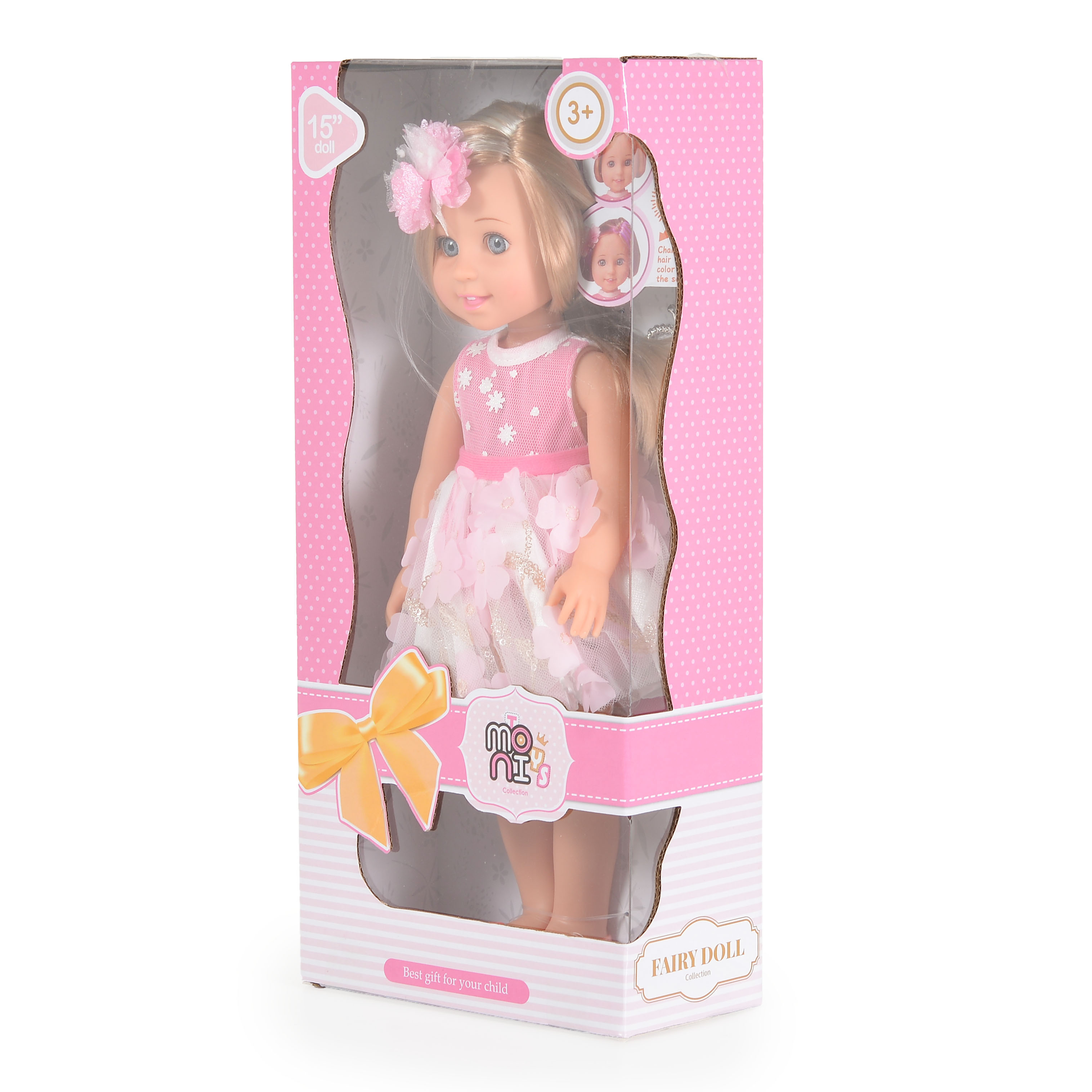 Кукла 38 cm Fairy Doll Sun розова LS1502-8
