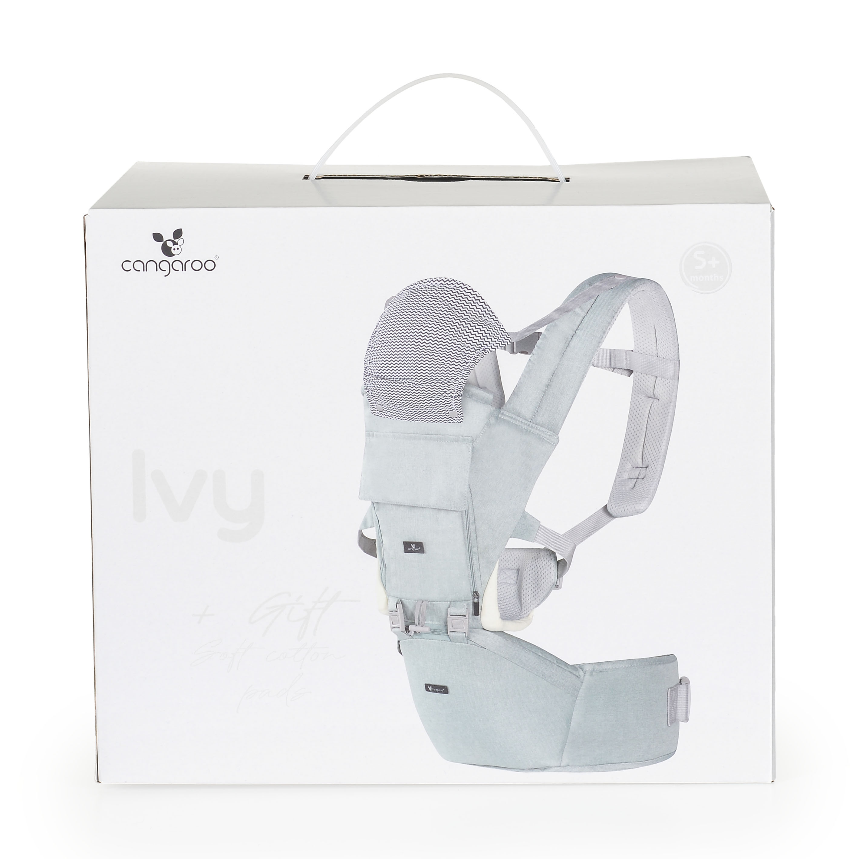 Ergonomic kangaroo Ivy gray