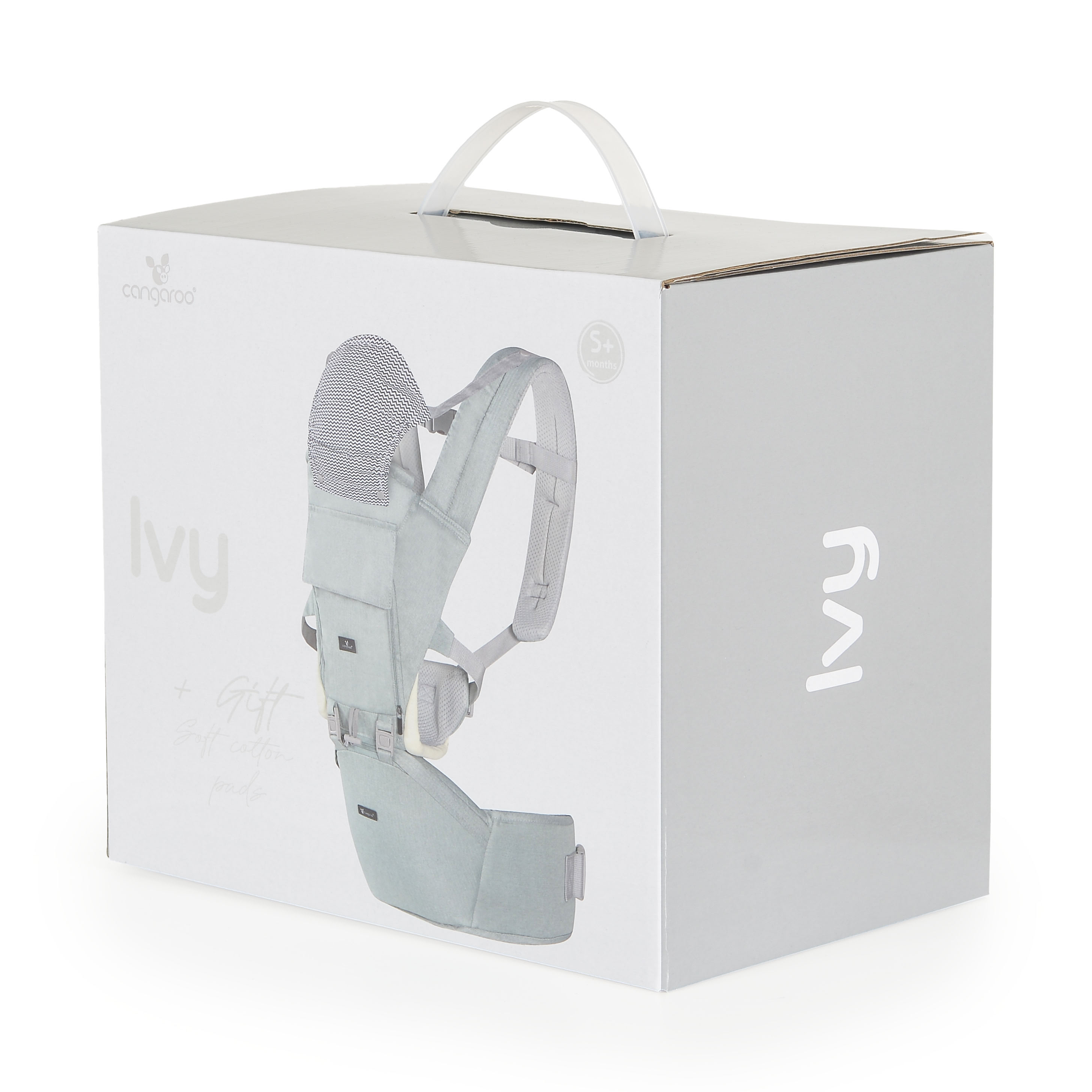 Ergonomic kangaroo Ivy gray