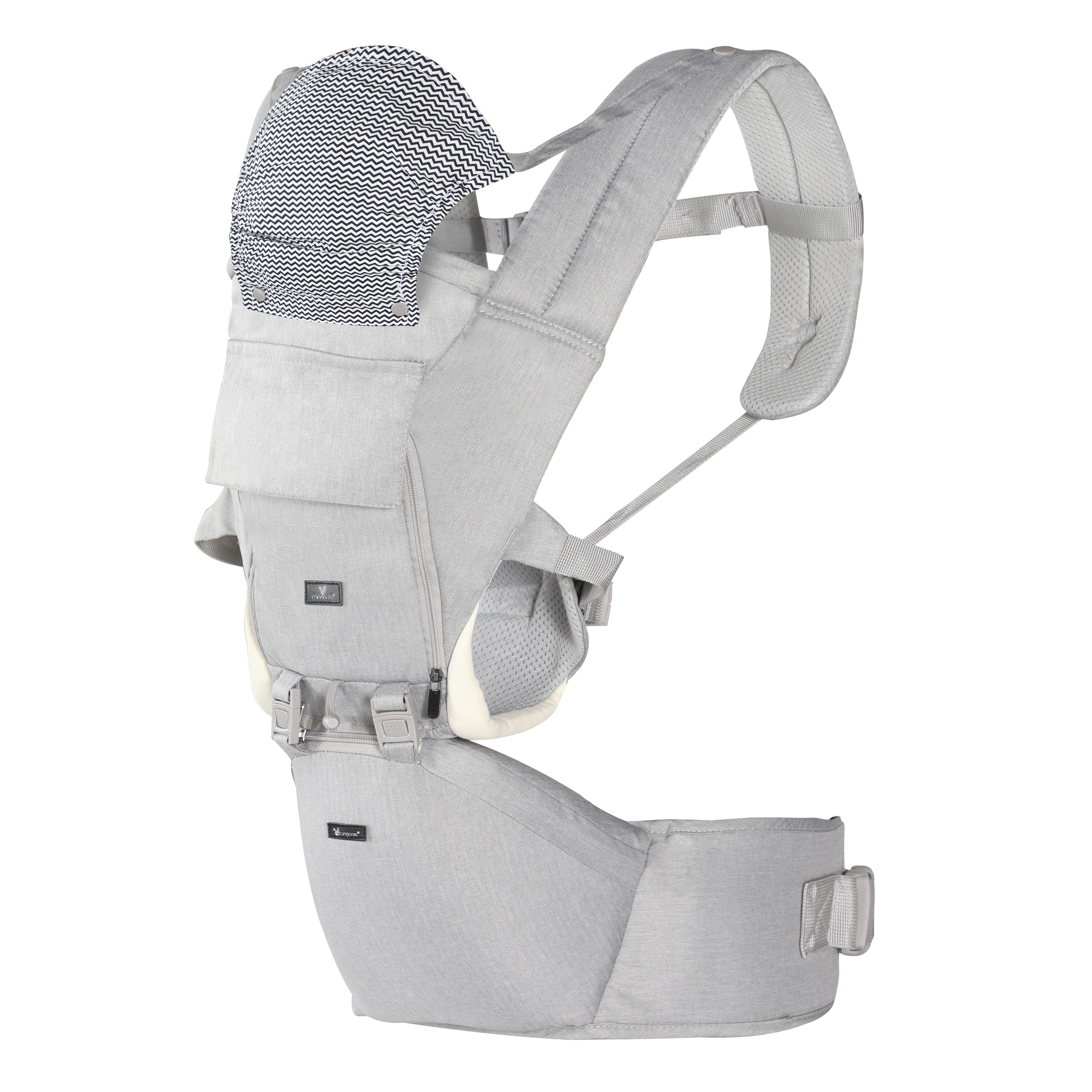 Ergonomic kangaroo Ivy gray
