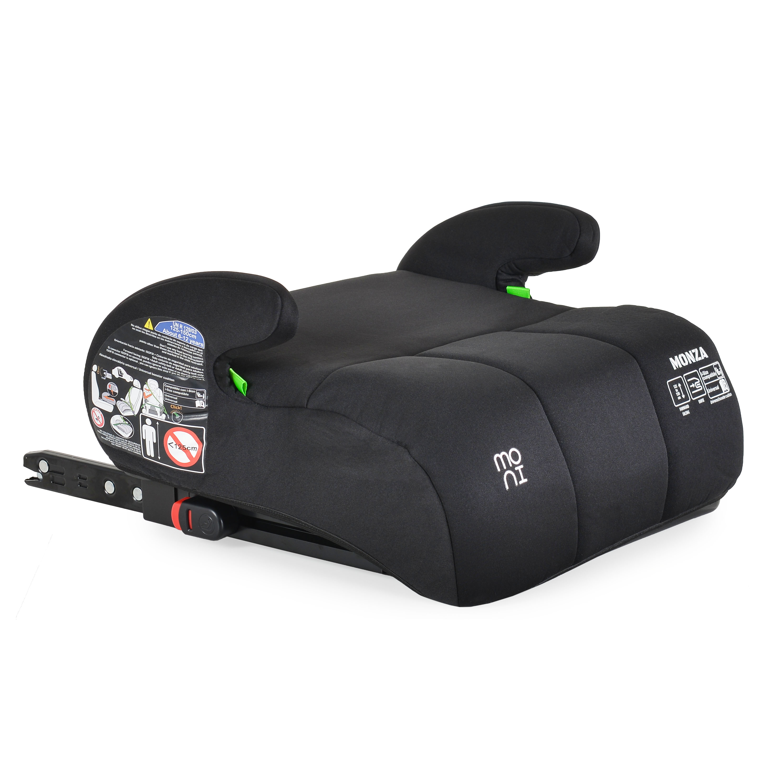 Car seat Monza basic 125-150cm black