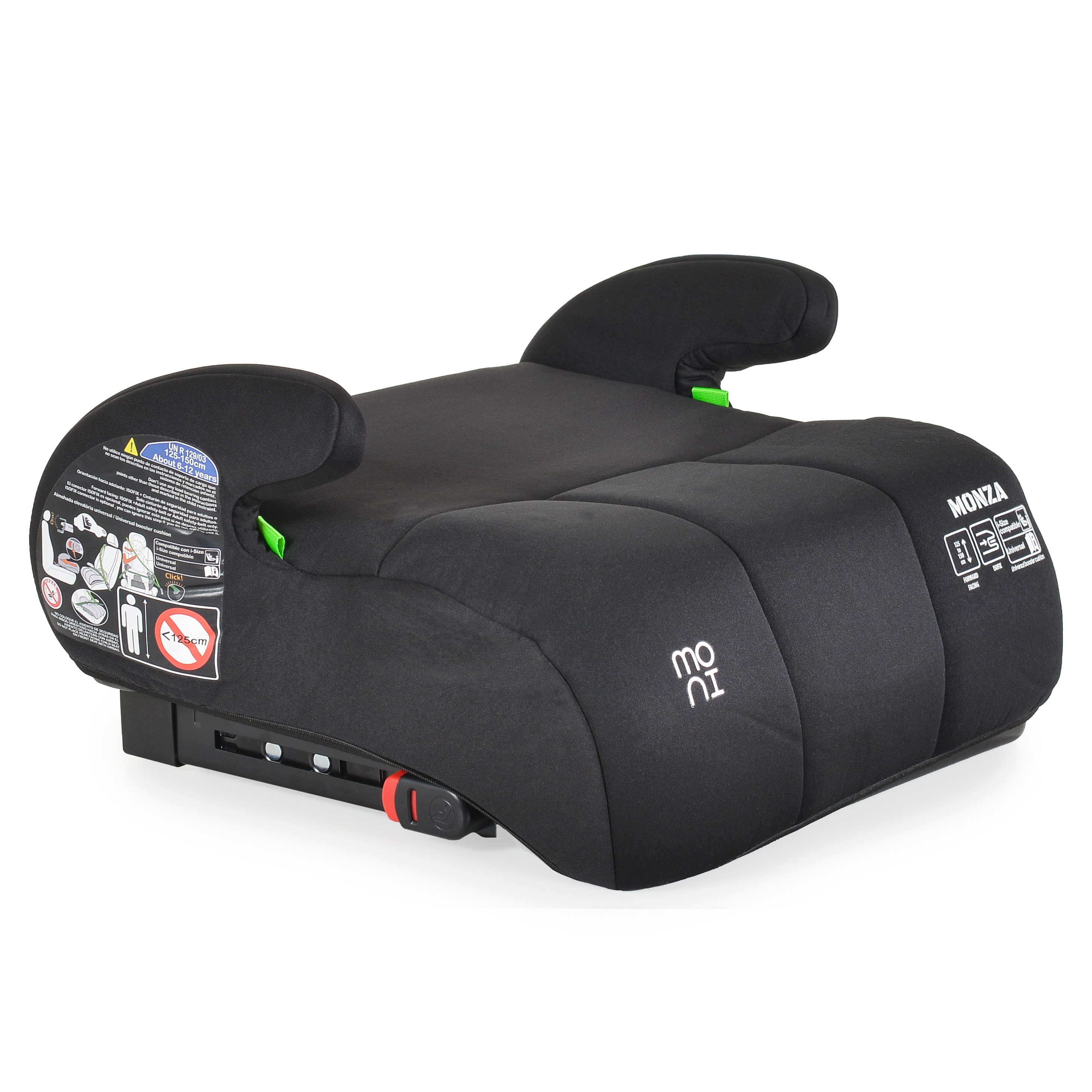 Car seat Monza basic 125-150cm black