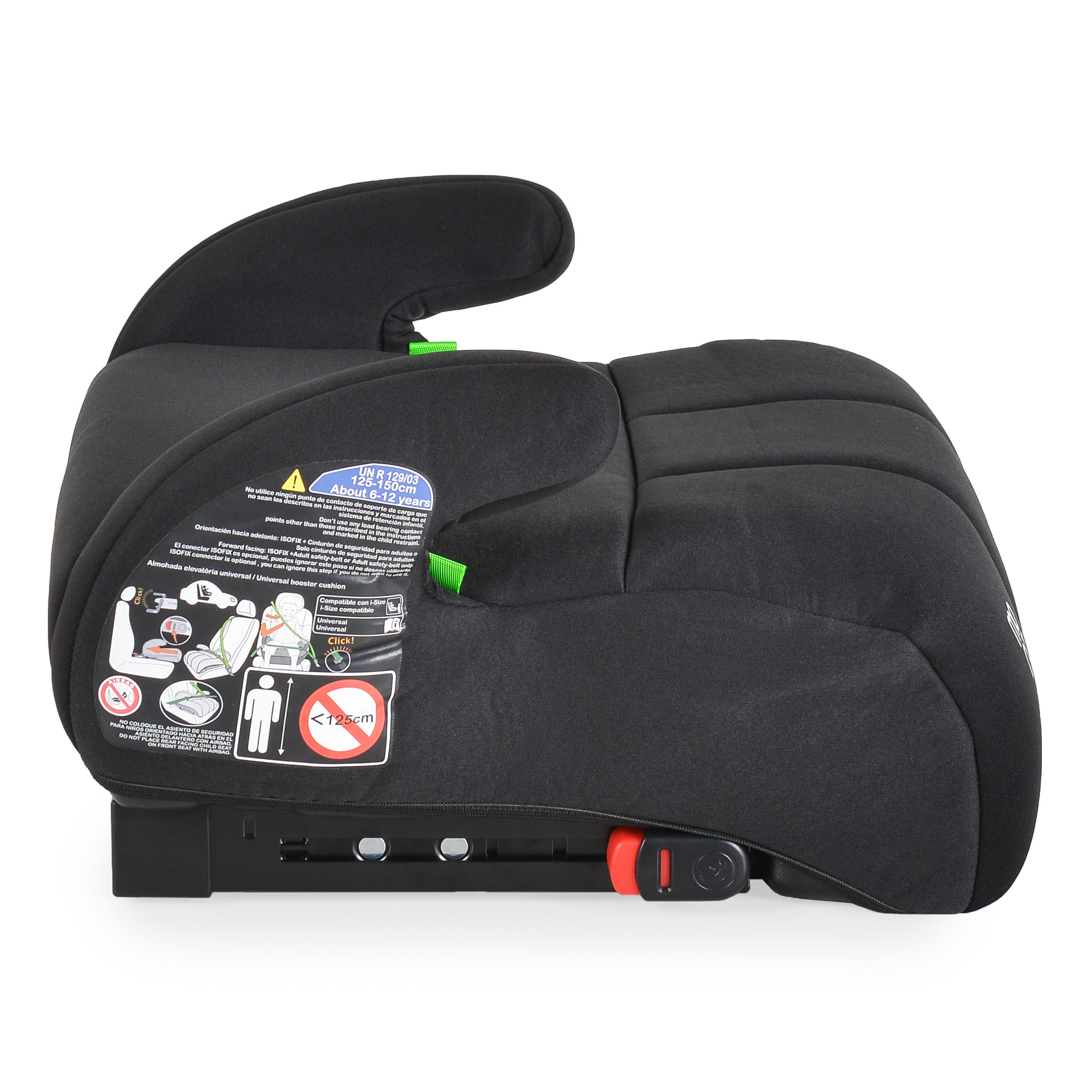 Car seat Monza basic 125-150cm black