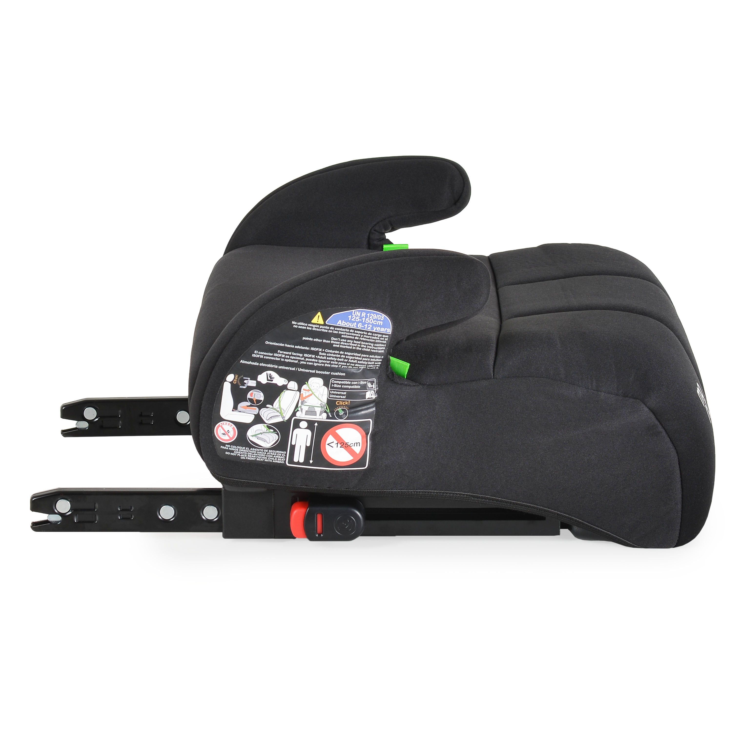 Car seat Monza basic 125-150cm black