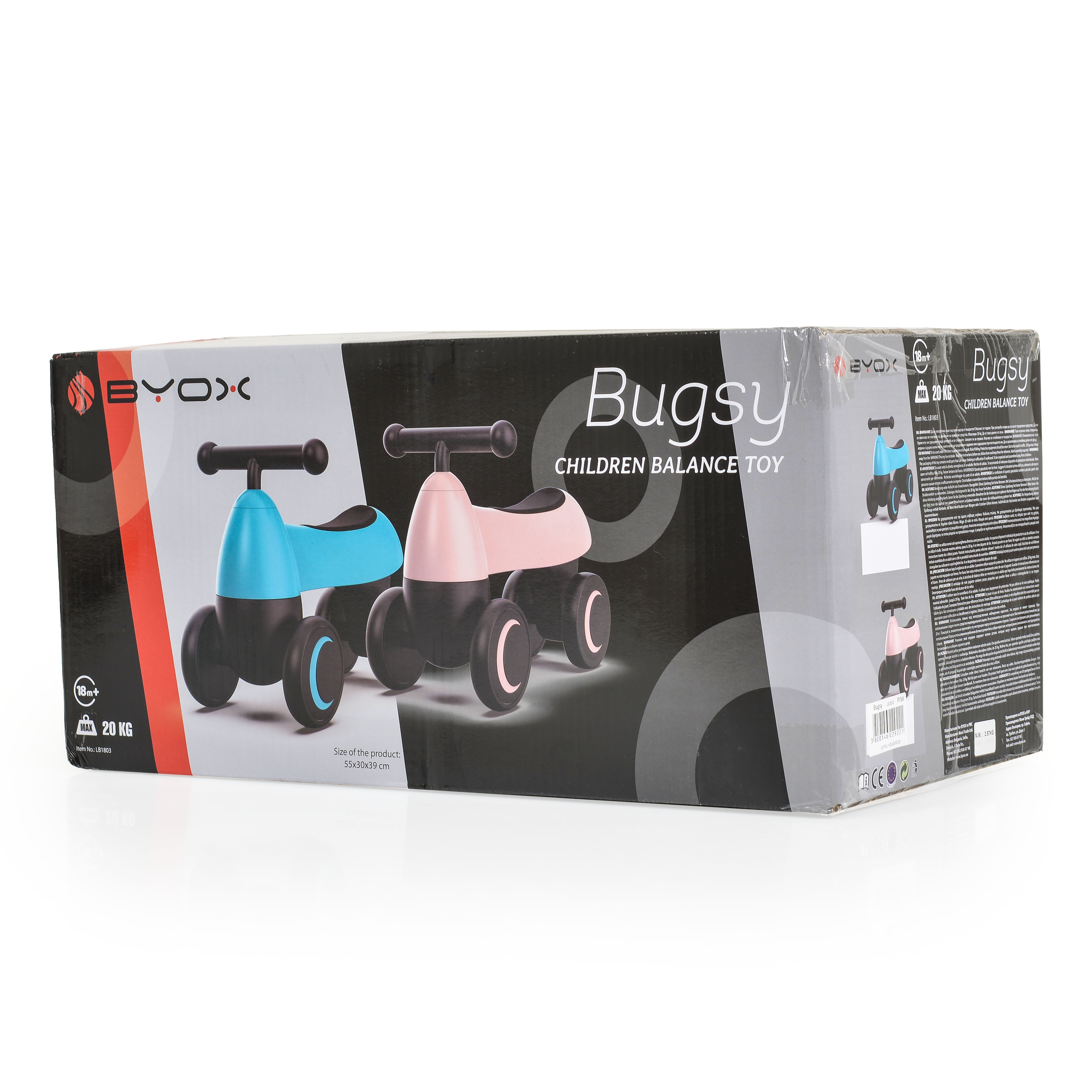 Mini balance bike Bugsy pink