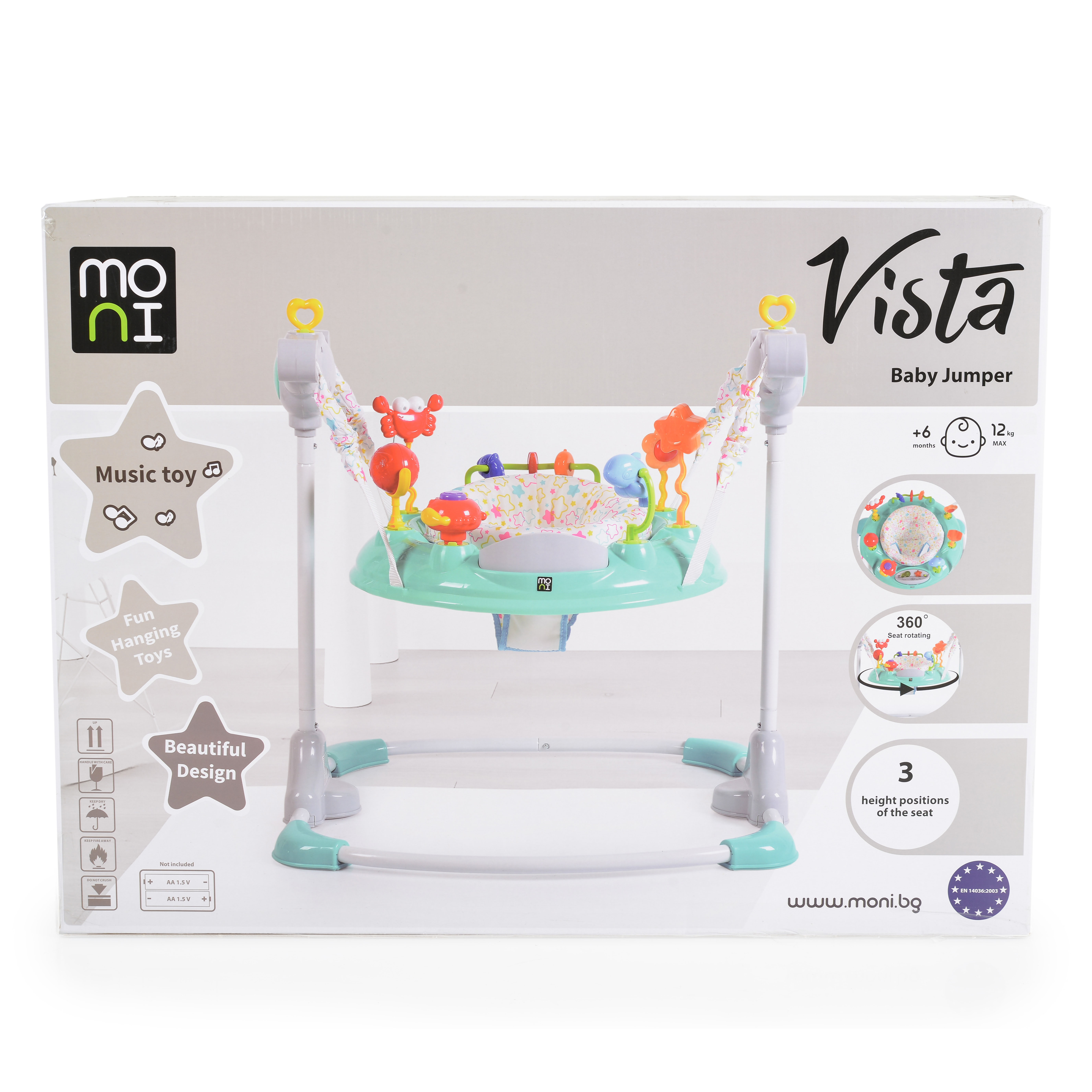 Бънджи Vista розов