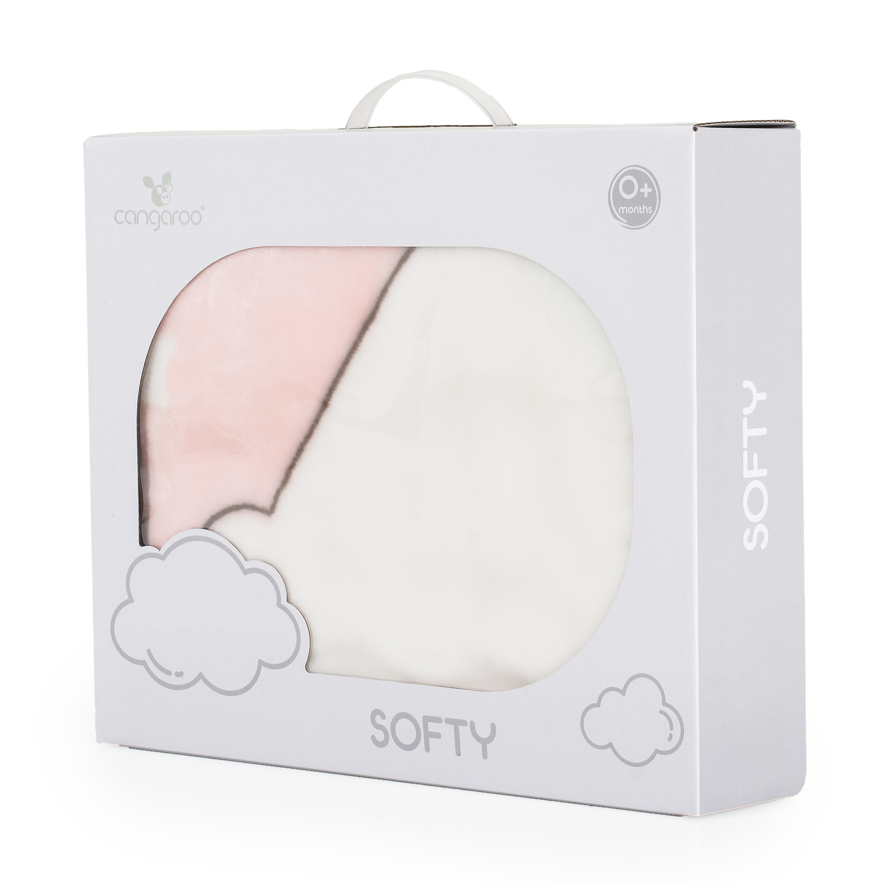 Blanket 80/110 Softy Sweet hugs pink