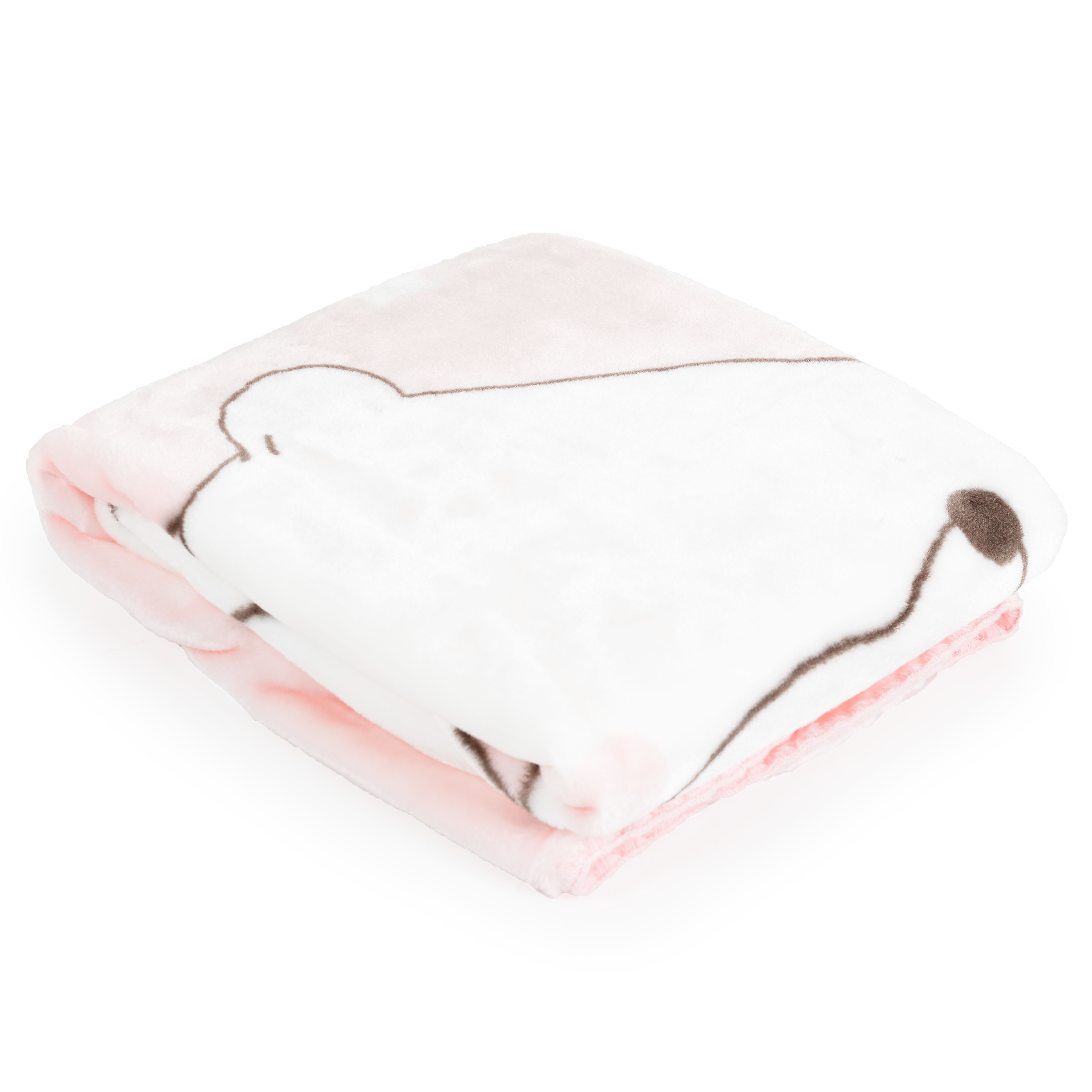 Blanket 80/110 Softy Sweet hugs pink