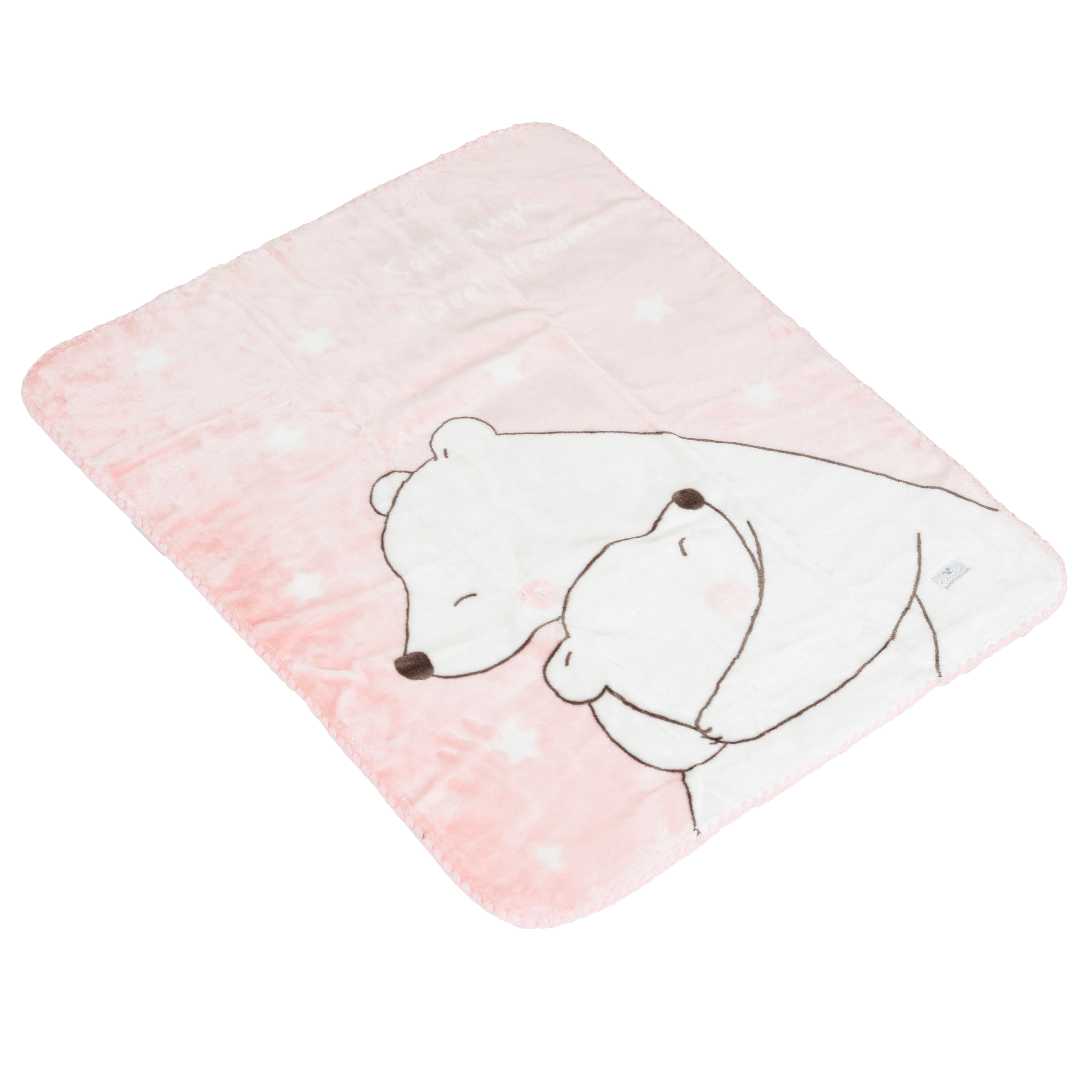Blanket 80/110 Softy Sweet hugs pink