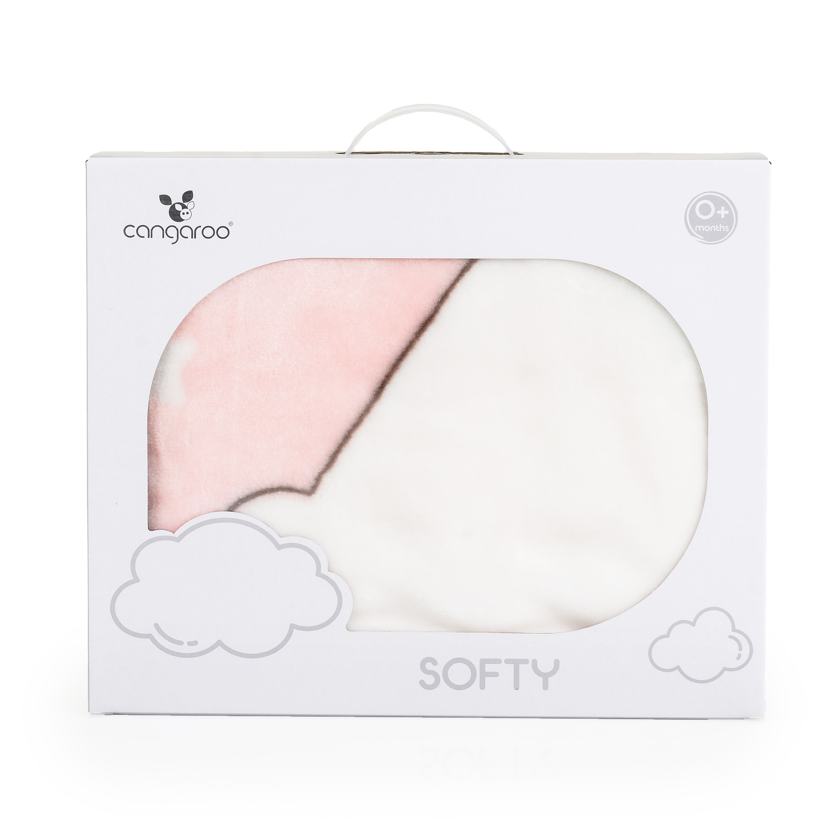 Blanket 80/110 Softy Sweet hugs pink