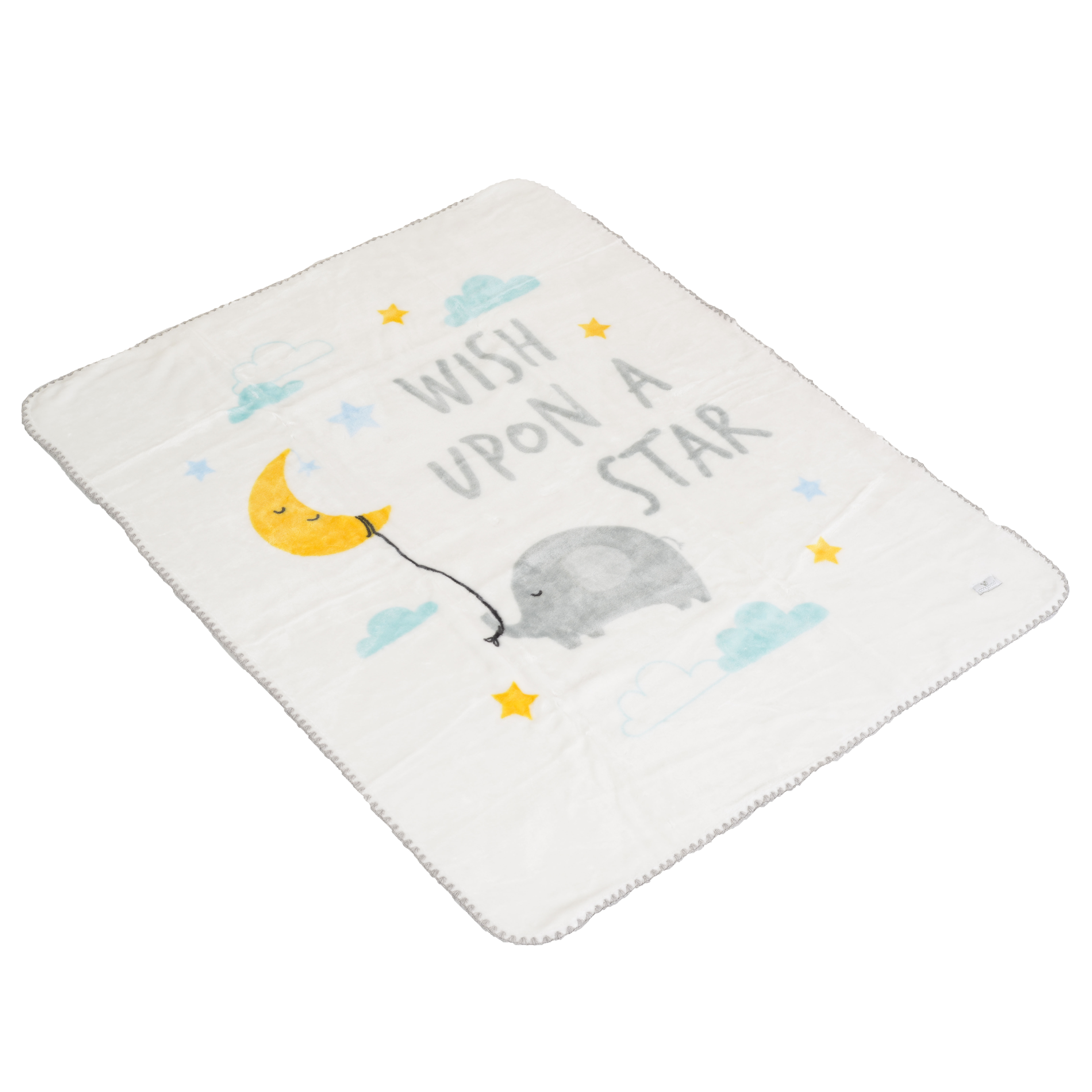 Одеяло 110/140 Softy Wish a upon a star бял