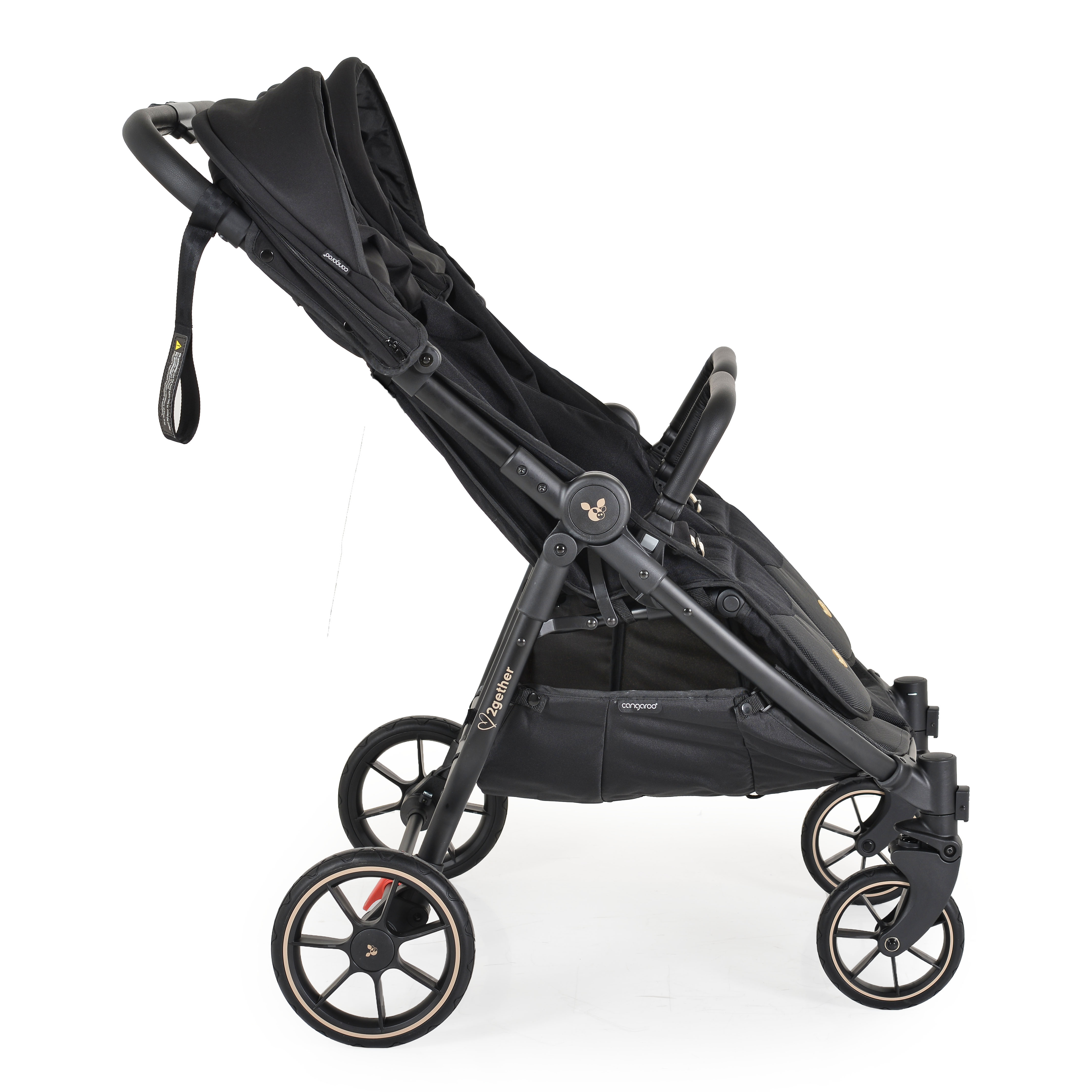 2Gether Modern-Black Twin Stroller