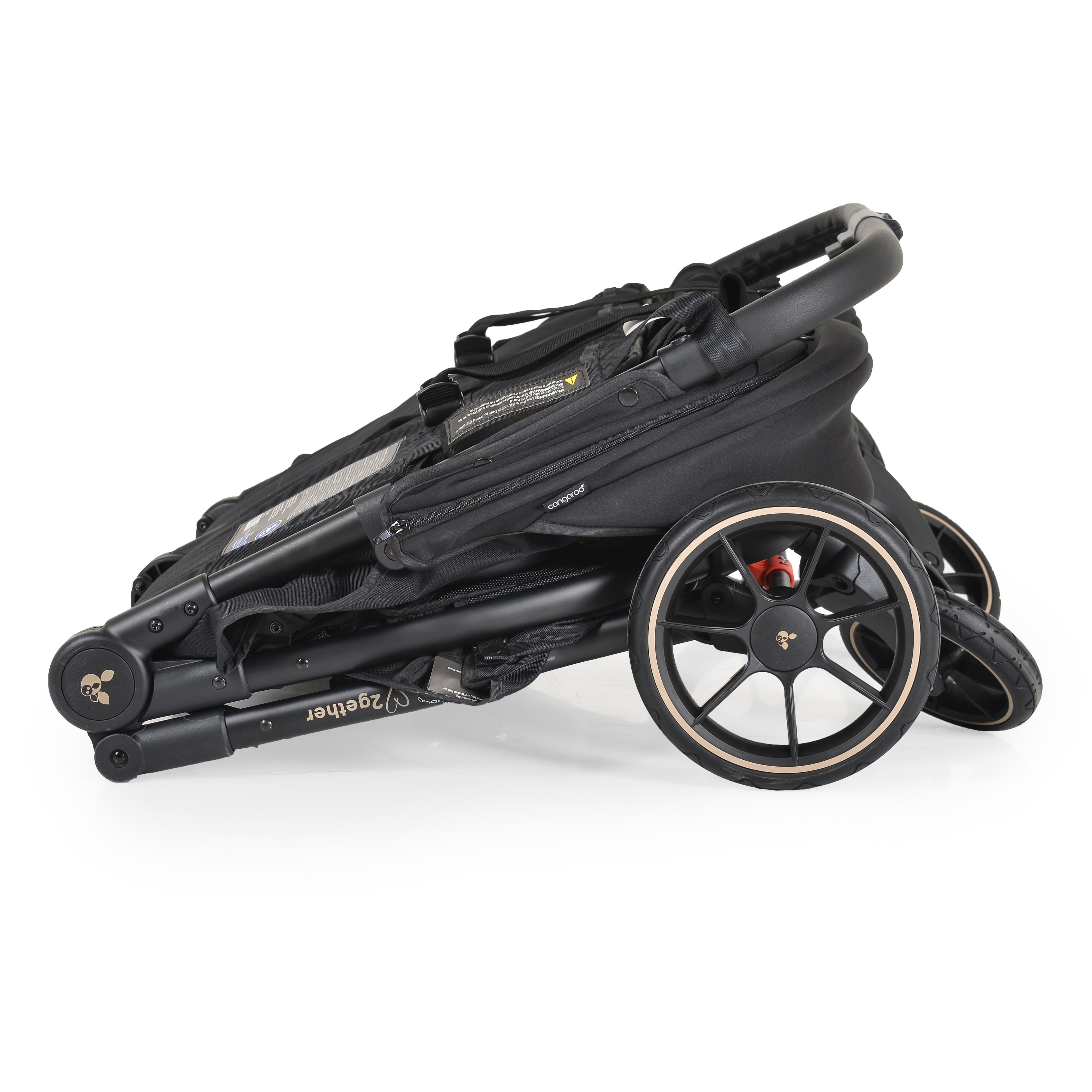 2Gether Modern-Black Twin Stroller