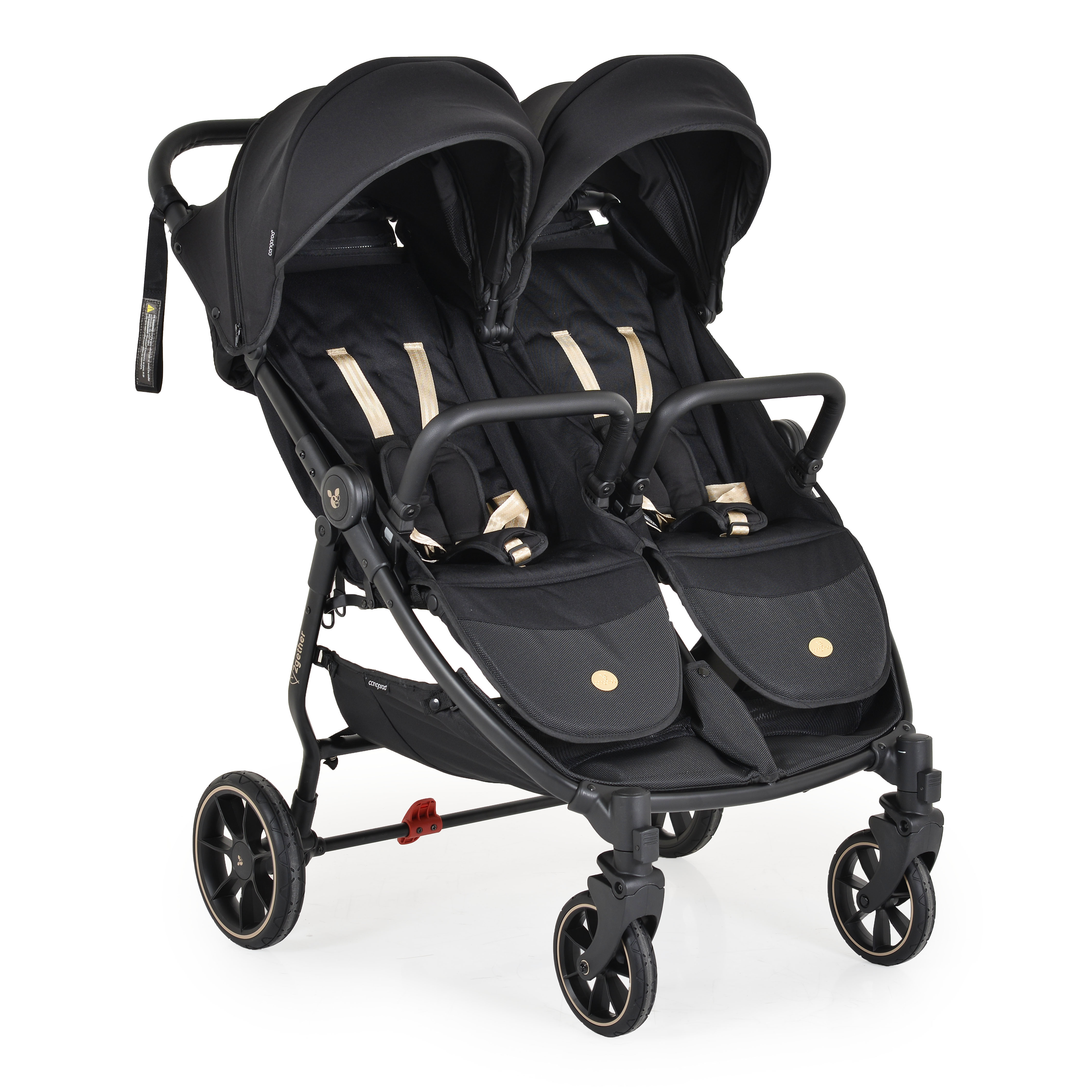 2Gether Modern-Black Twin Stroller