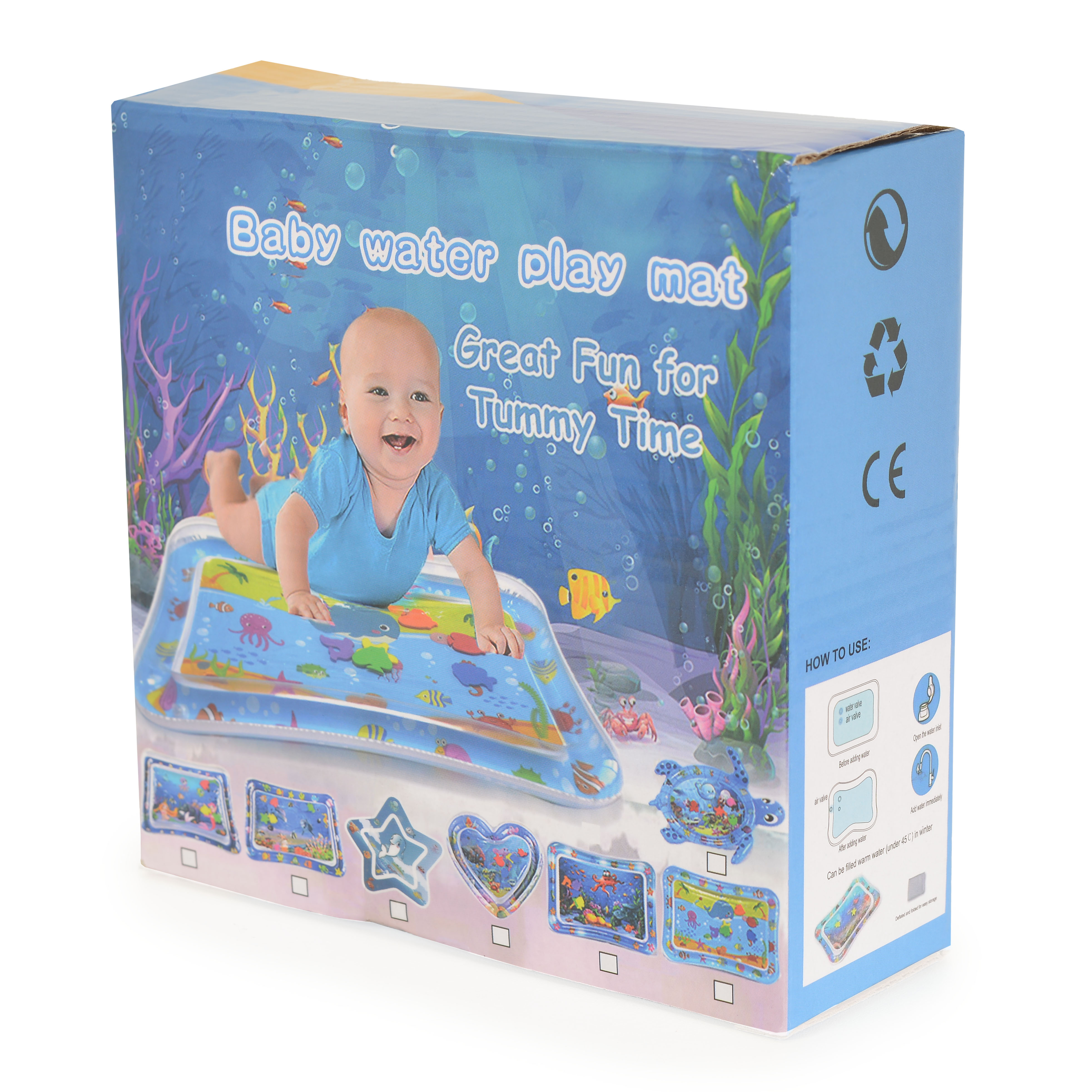 Inflatable water play mat turtle 889C