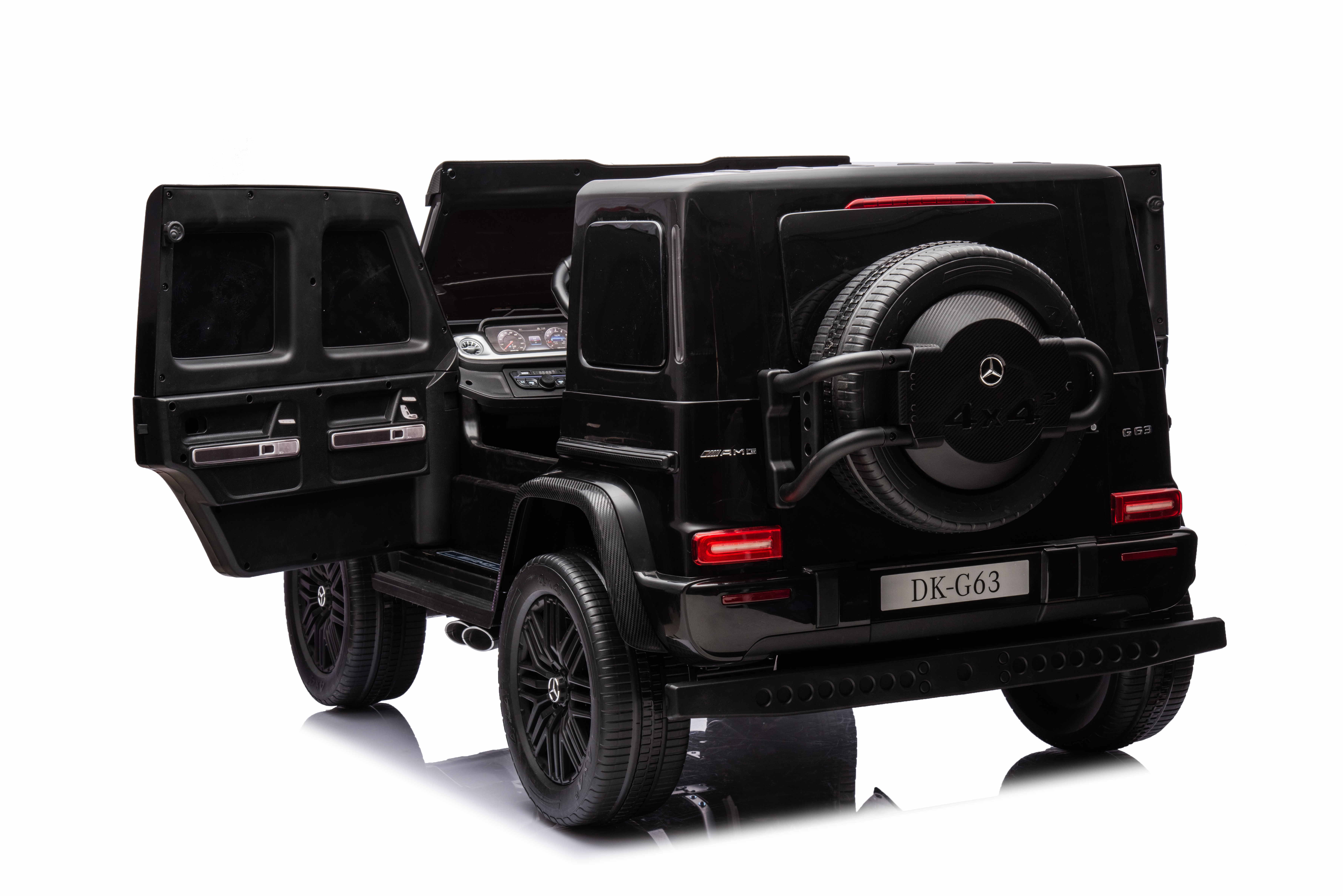 Акумулаторен джип Mercedes G63 4x4 мет.черен