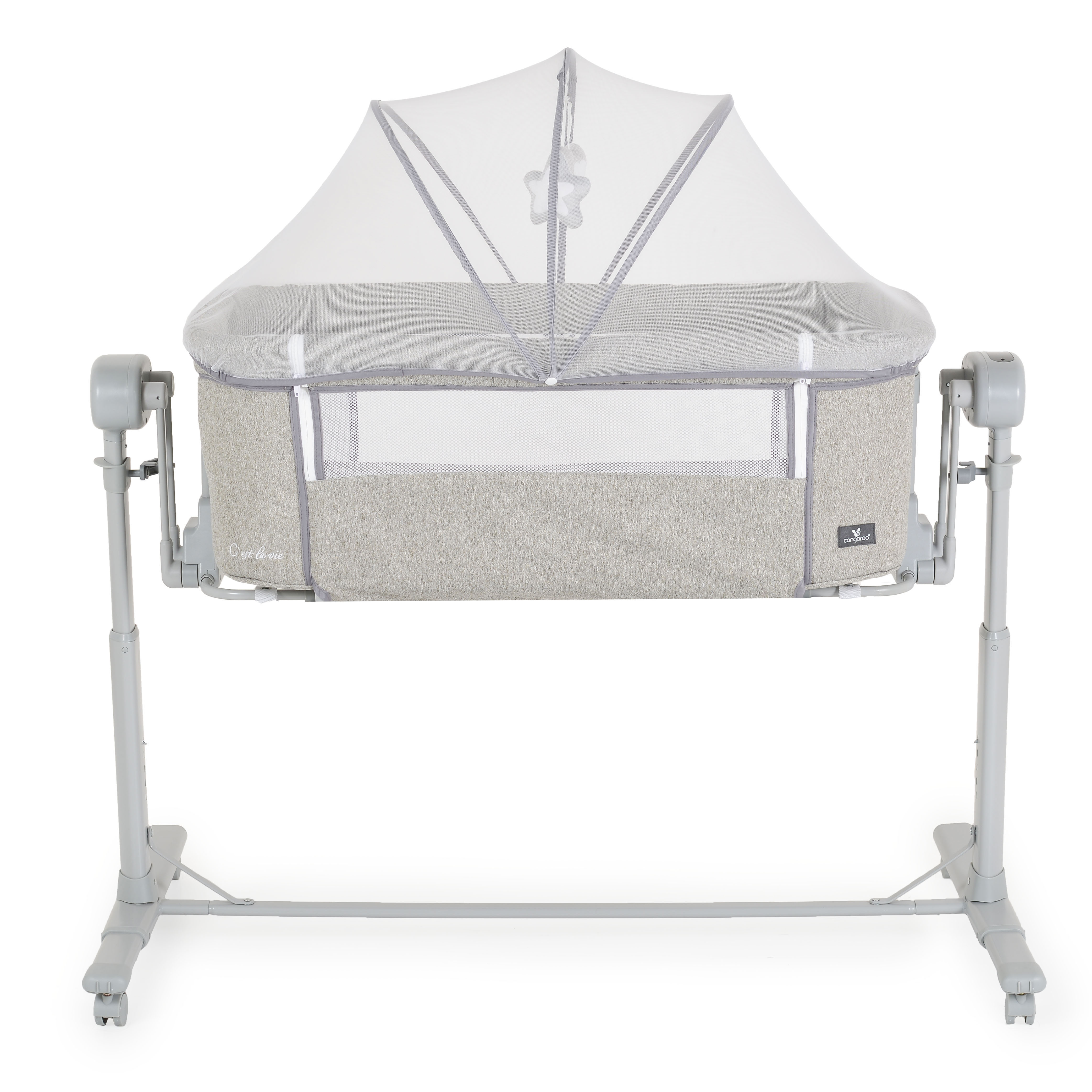 Swing bed C`est la vie light gray