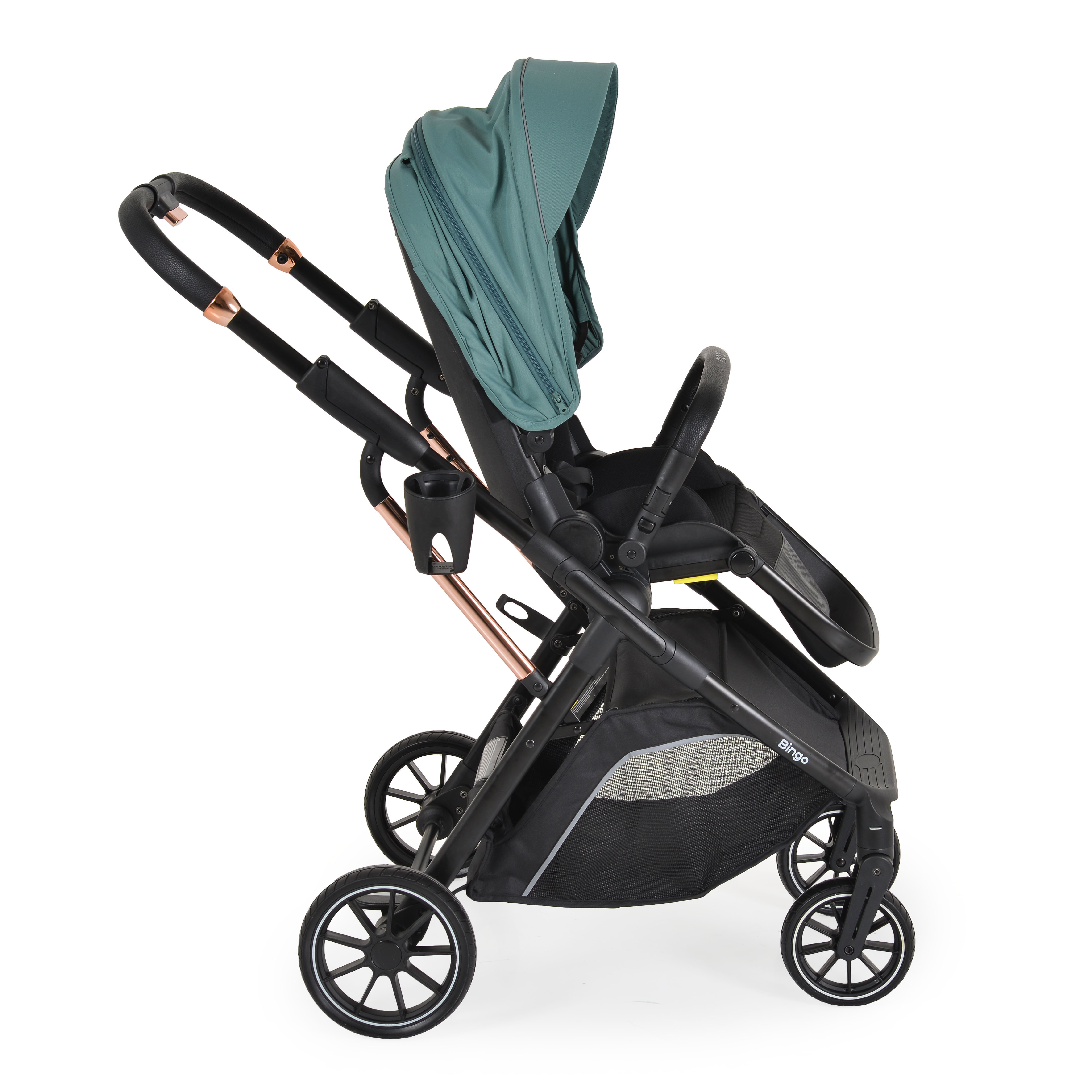Bingo Marine-green combination stroller