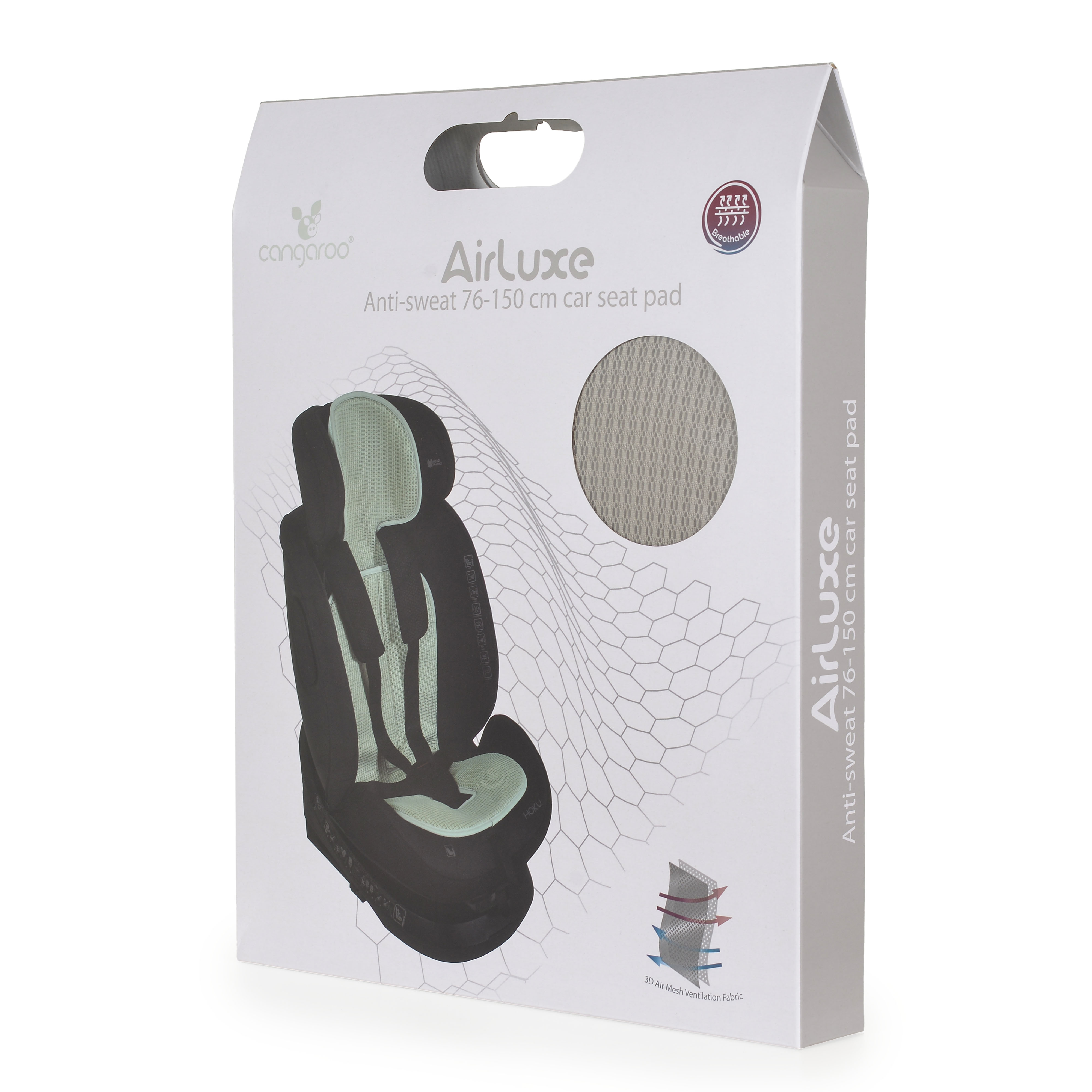 Car seat cushion 76-150 cm AIRLUXE gray