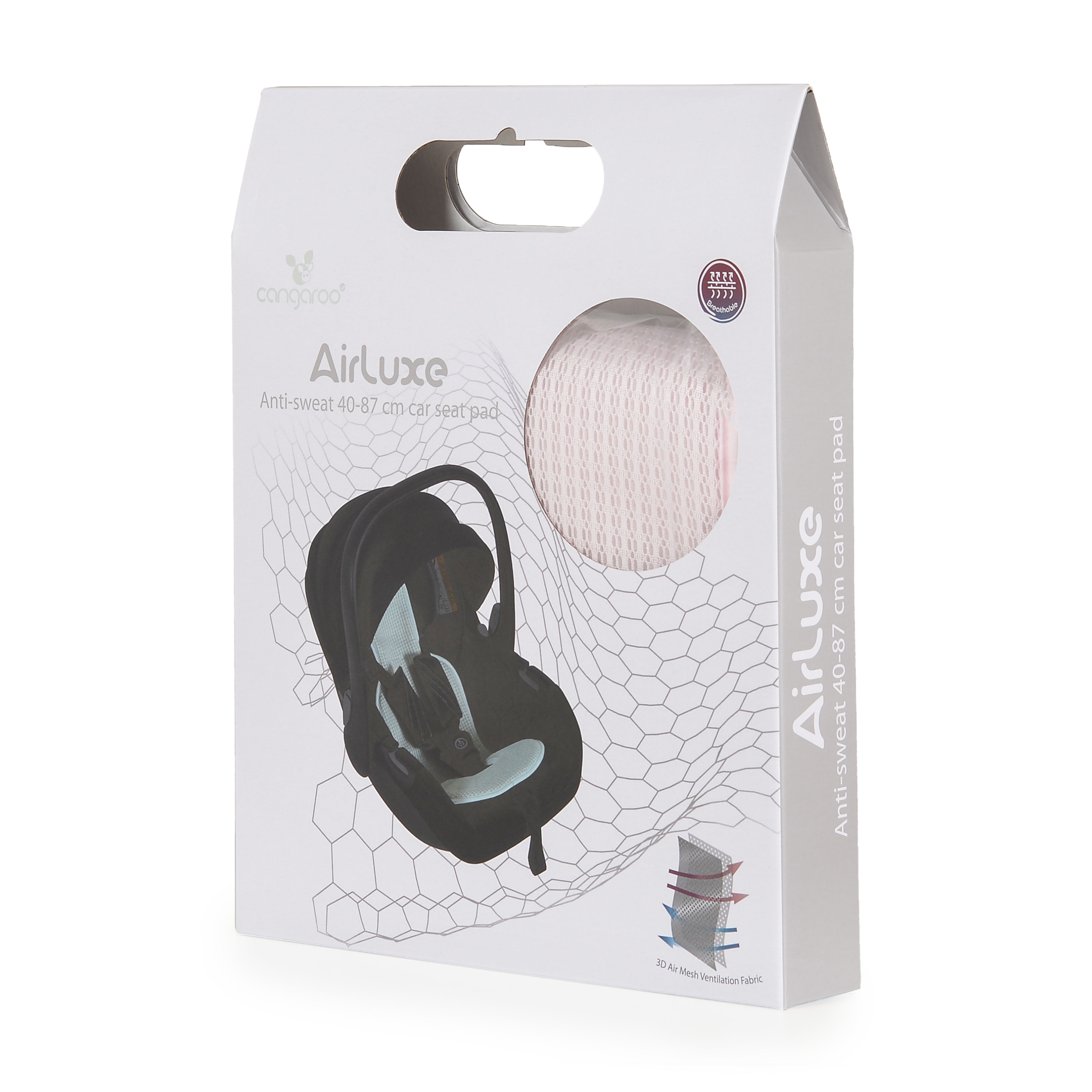 Car seat cushion 40-87 cm AIRLUXE pink