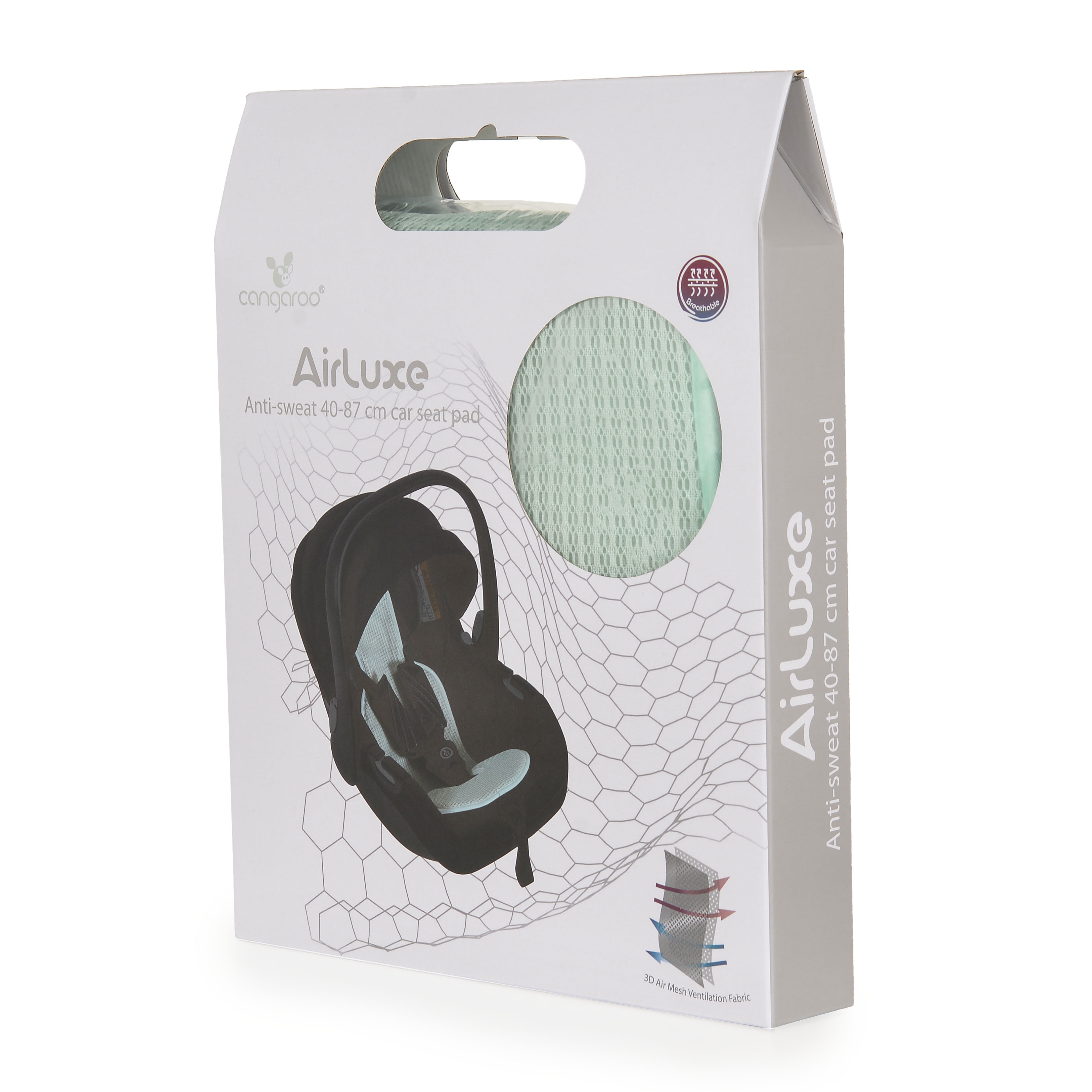 Car seat cushion 40-87 cm AIRLUXE mint