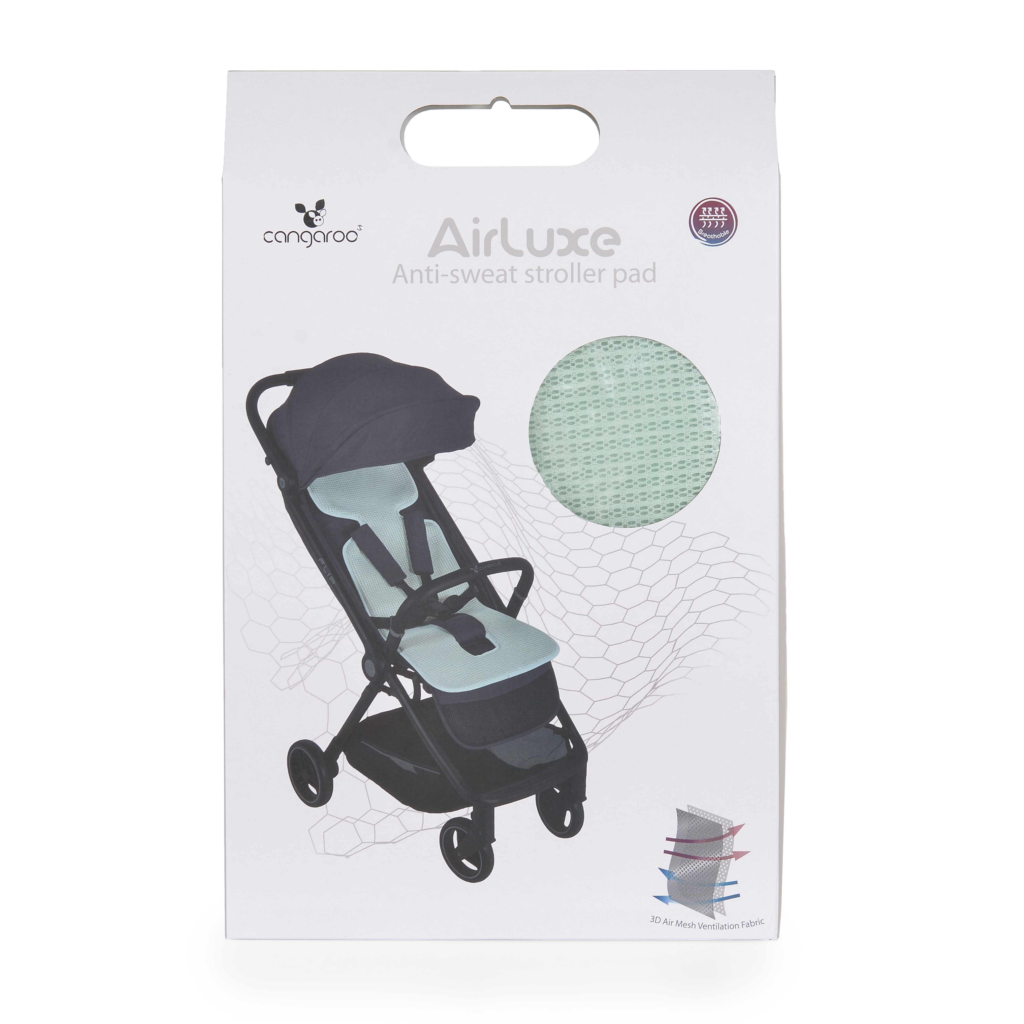 AIRLUXE stroller mat mint