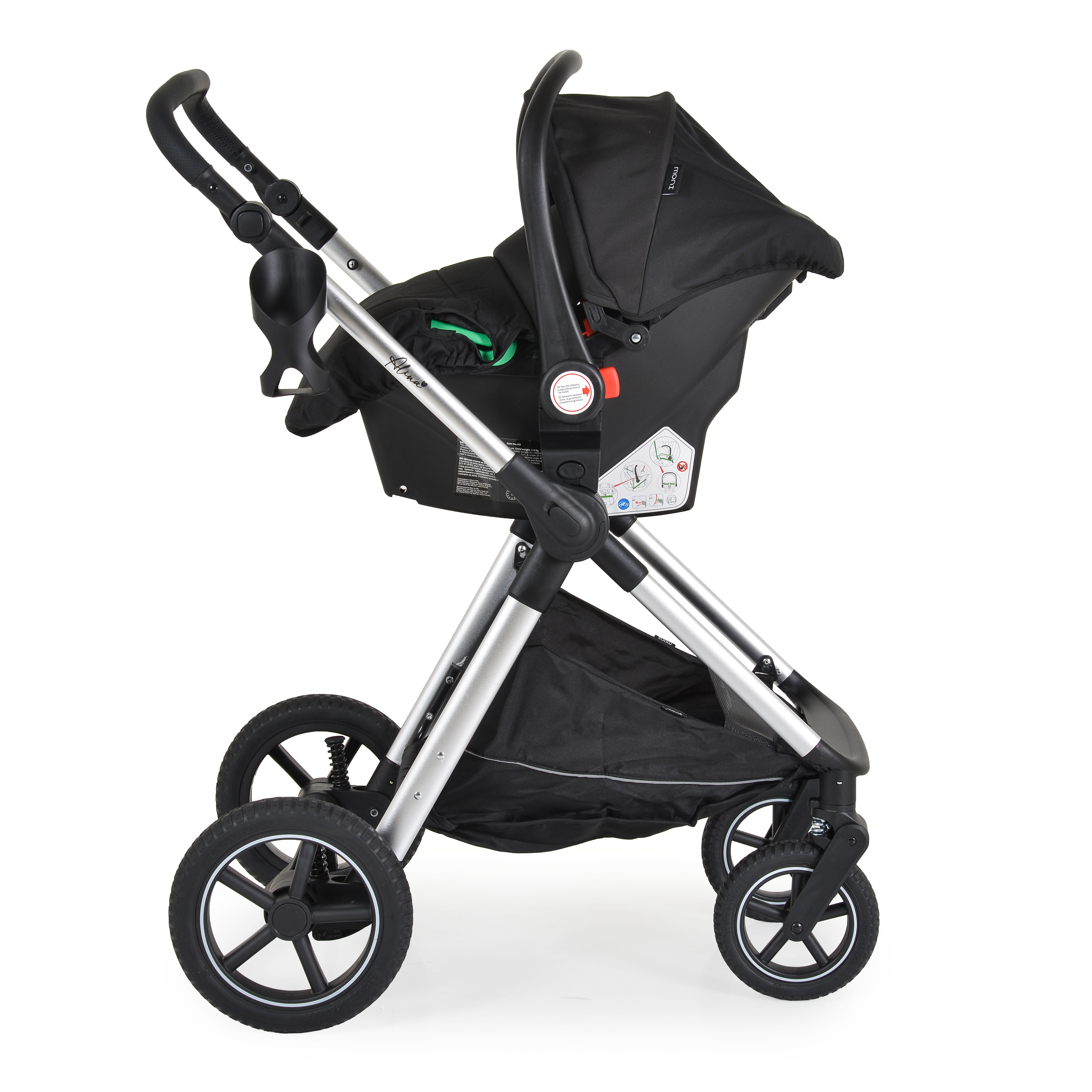 Alina Black-Onyx Combination Stroller