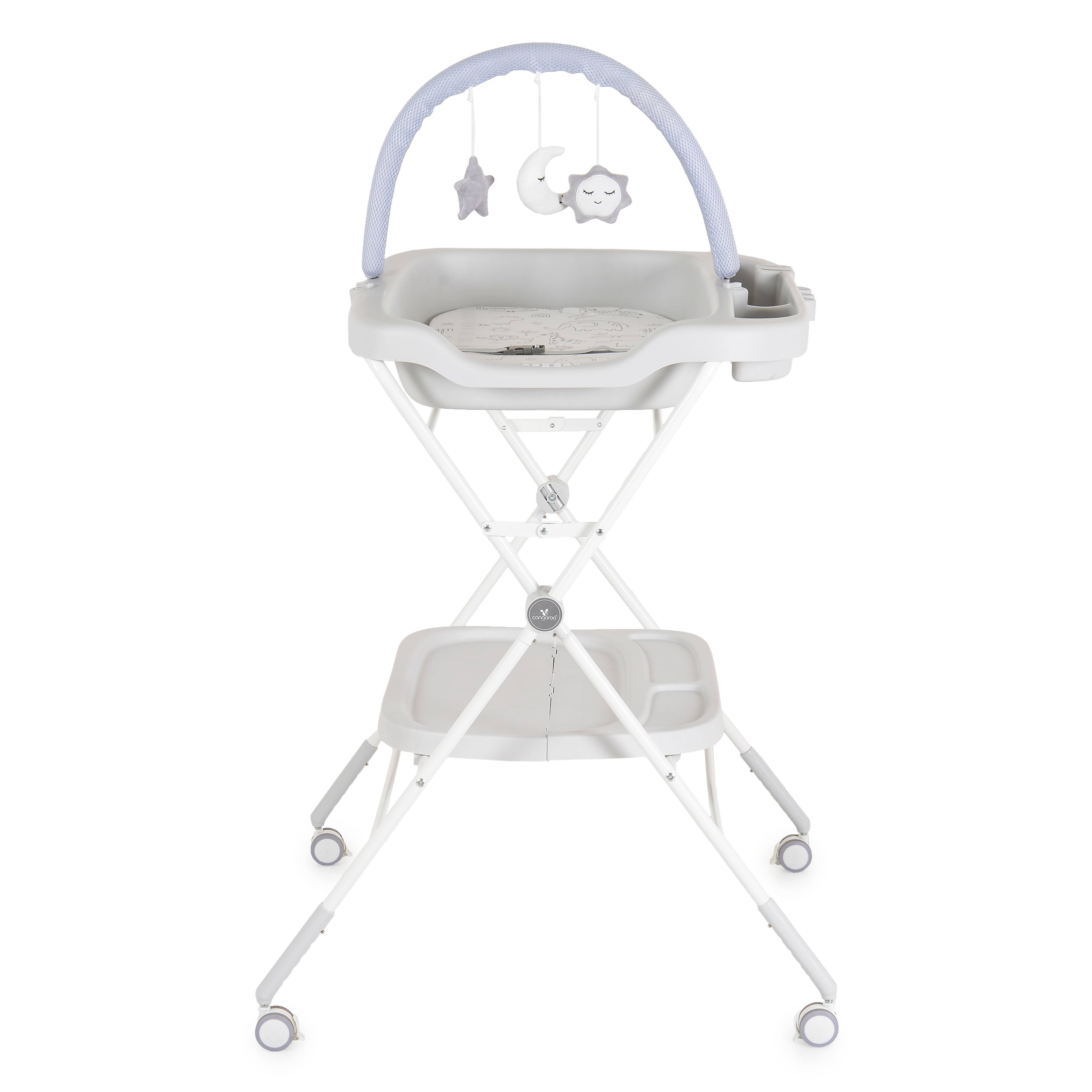 Multifunctional changing table Croco gray