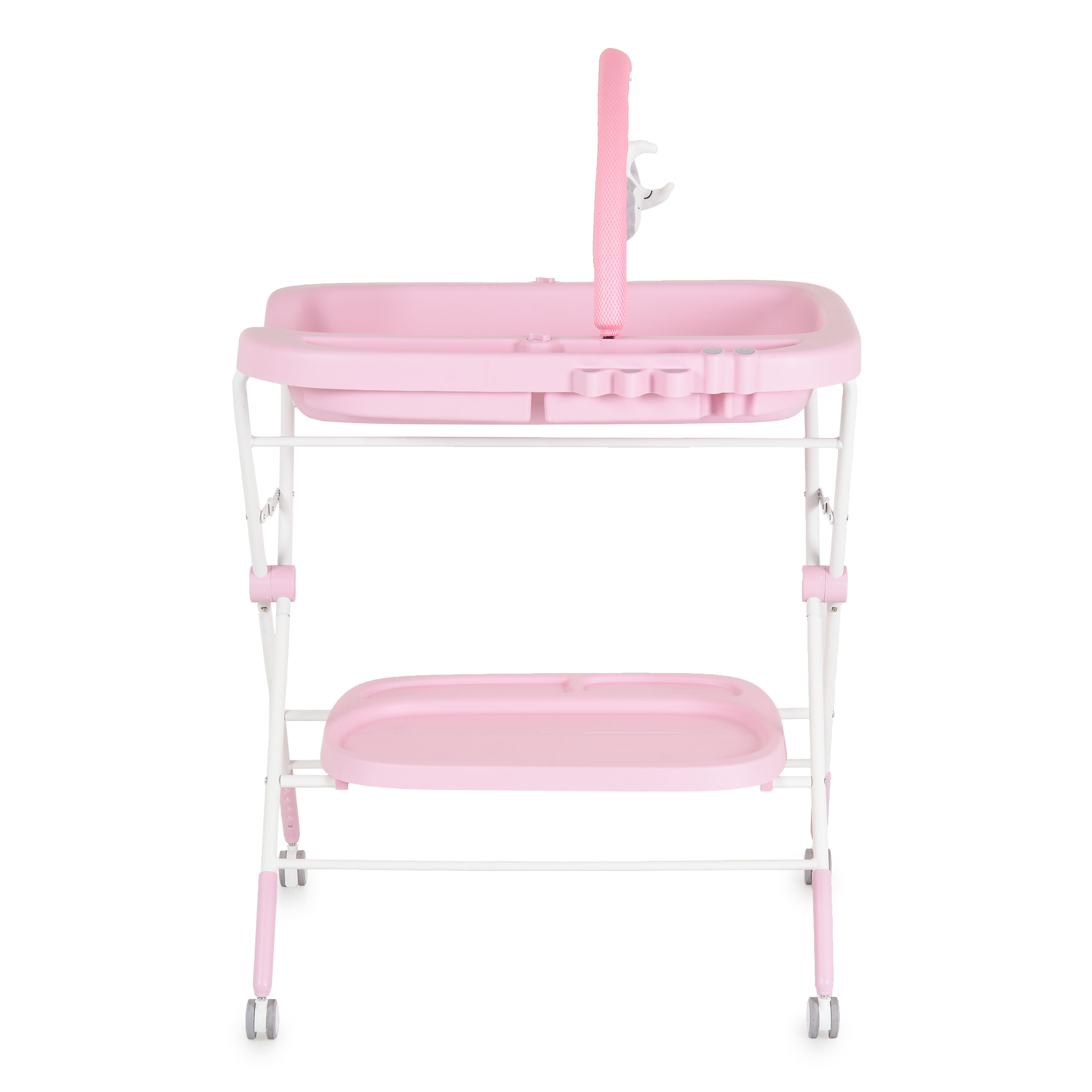 Multifunctional changing table Croco pink