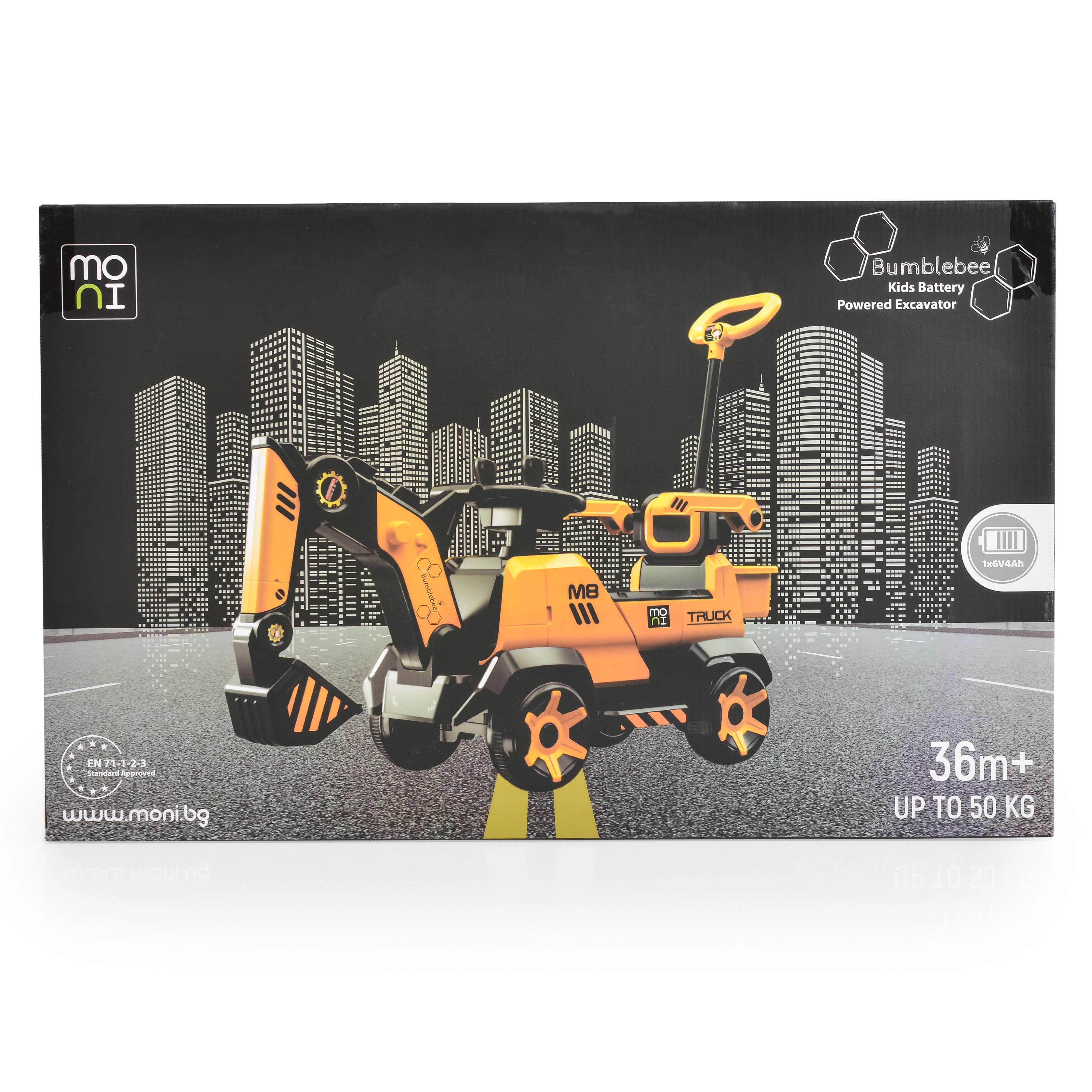Bumblebee battery-powered children's excavator