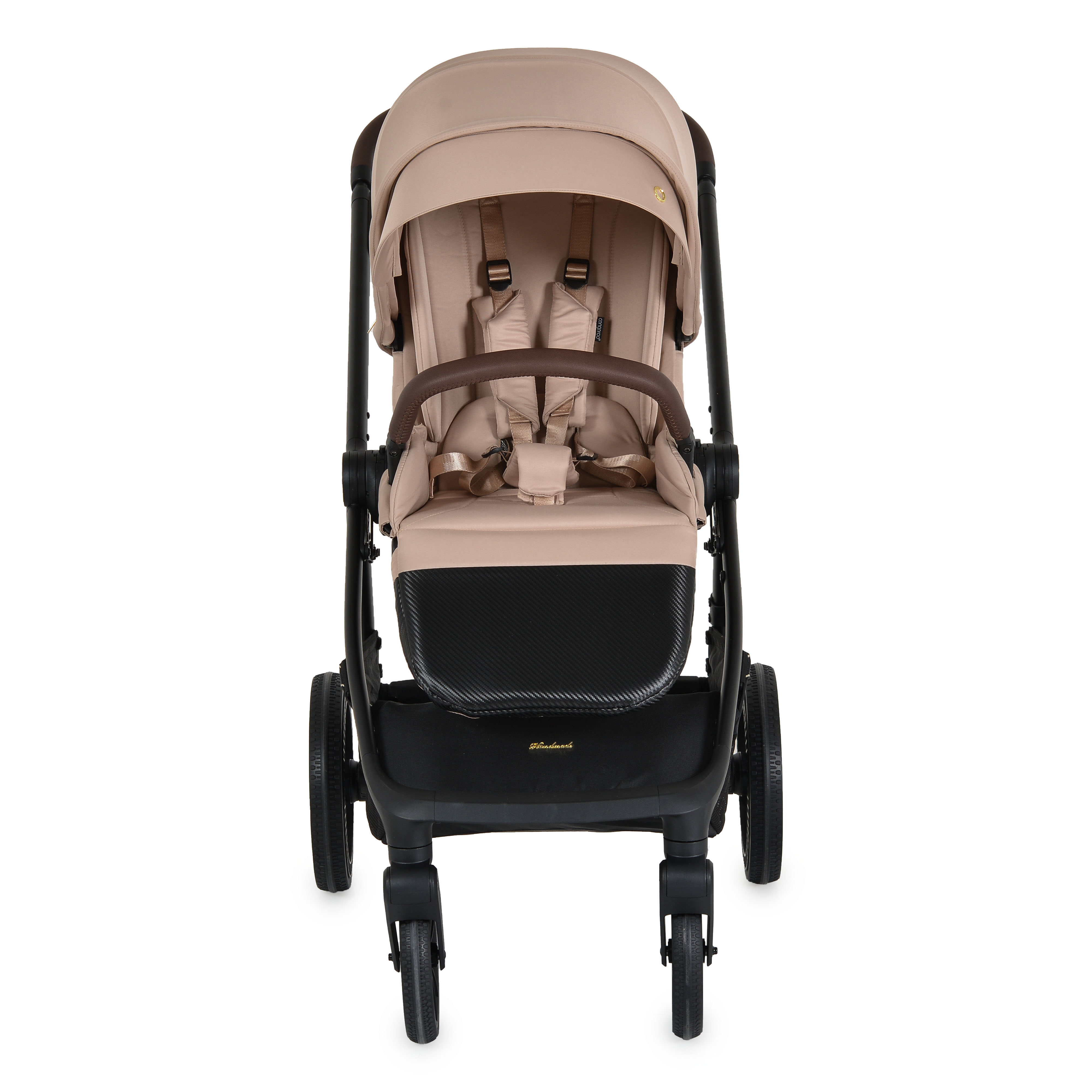 Celebrity Crepe-beige 2 in 1 combined stroller