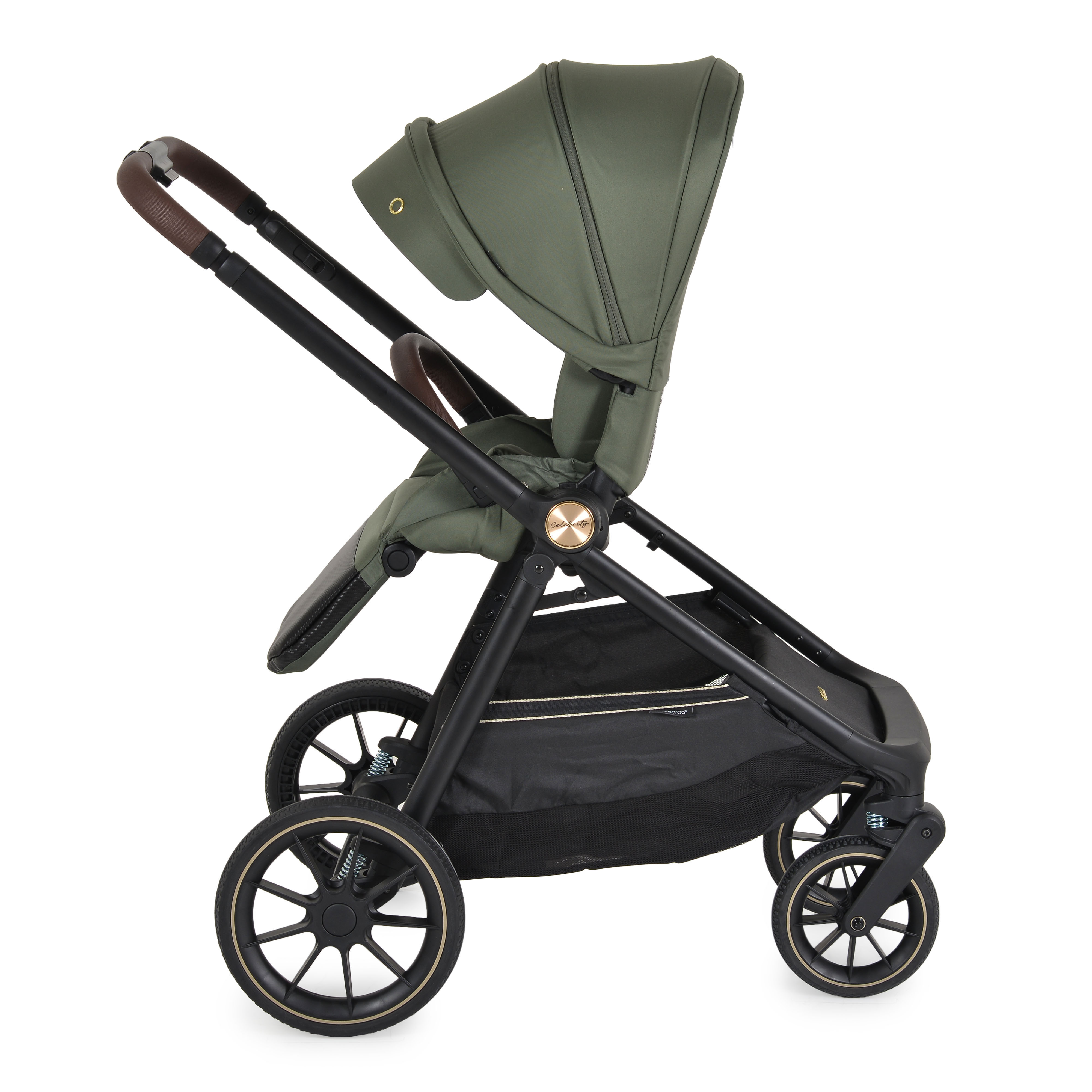 Комбинирана количка 2 в 1 Celebrity Deep-green