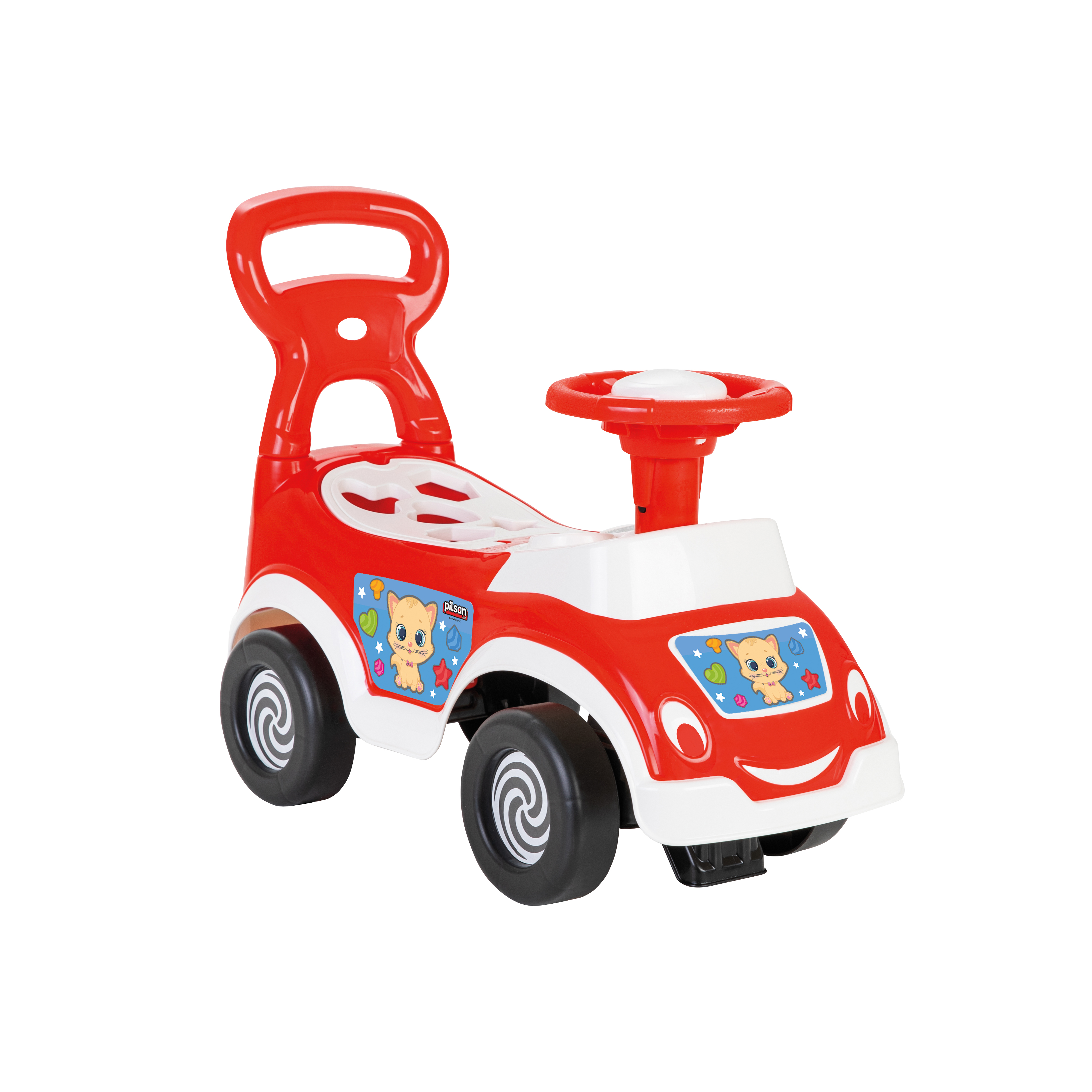 Pilsan push cart with sorter 07828 red