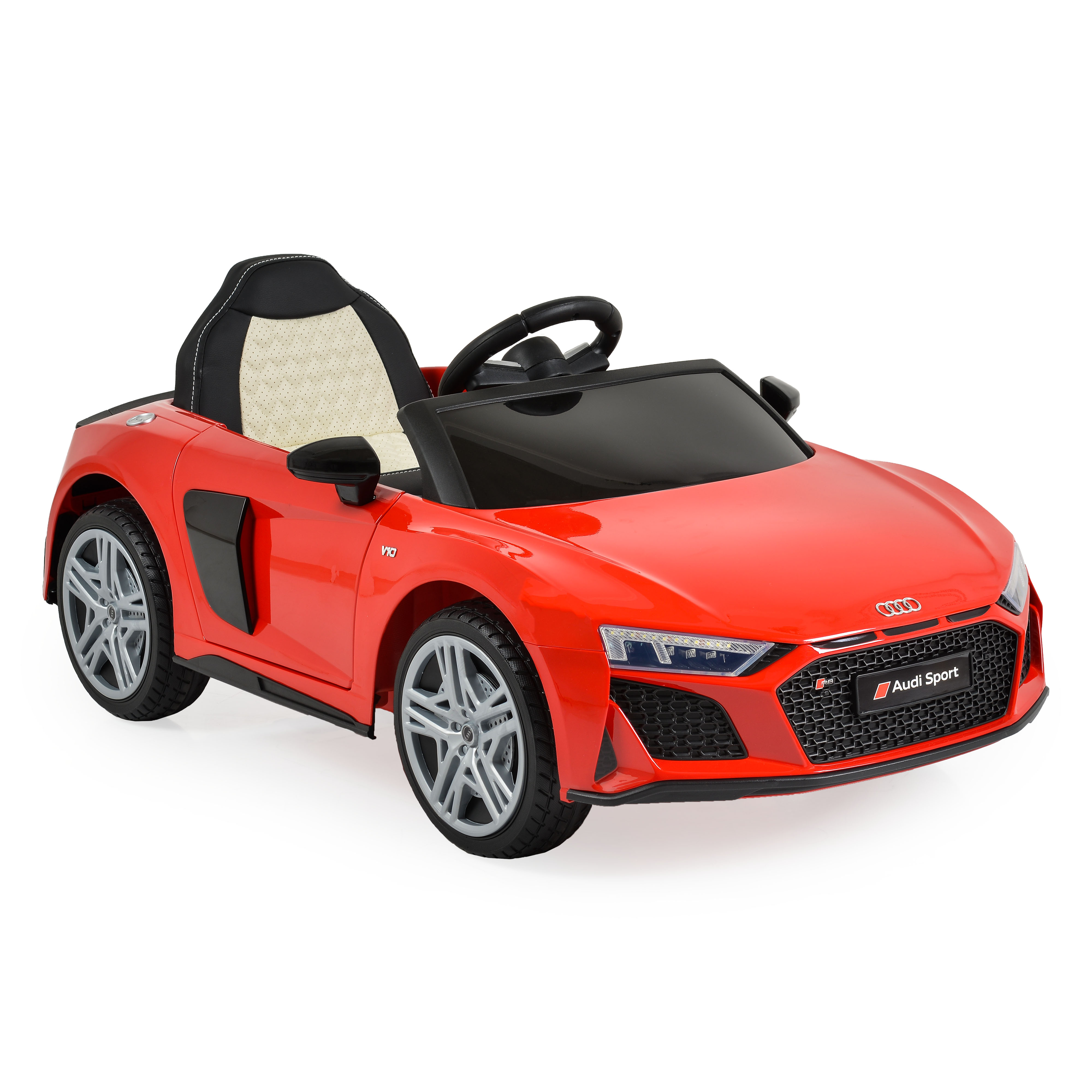 Battery car Audi R8 Spyder metallic red