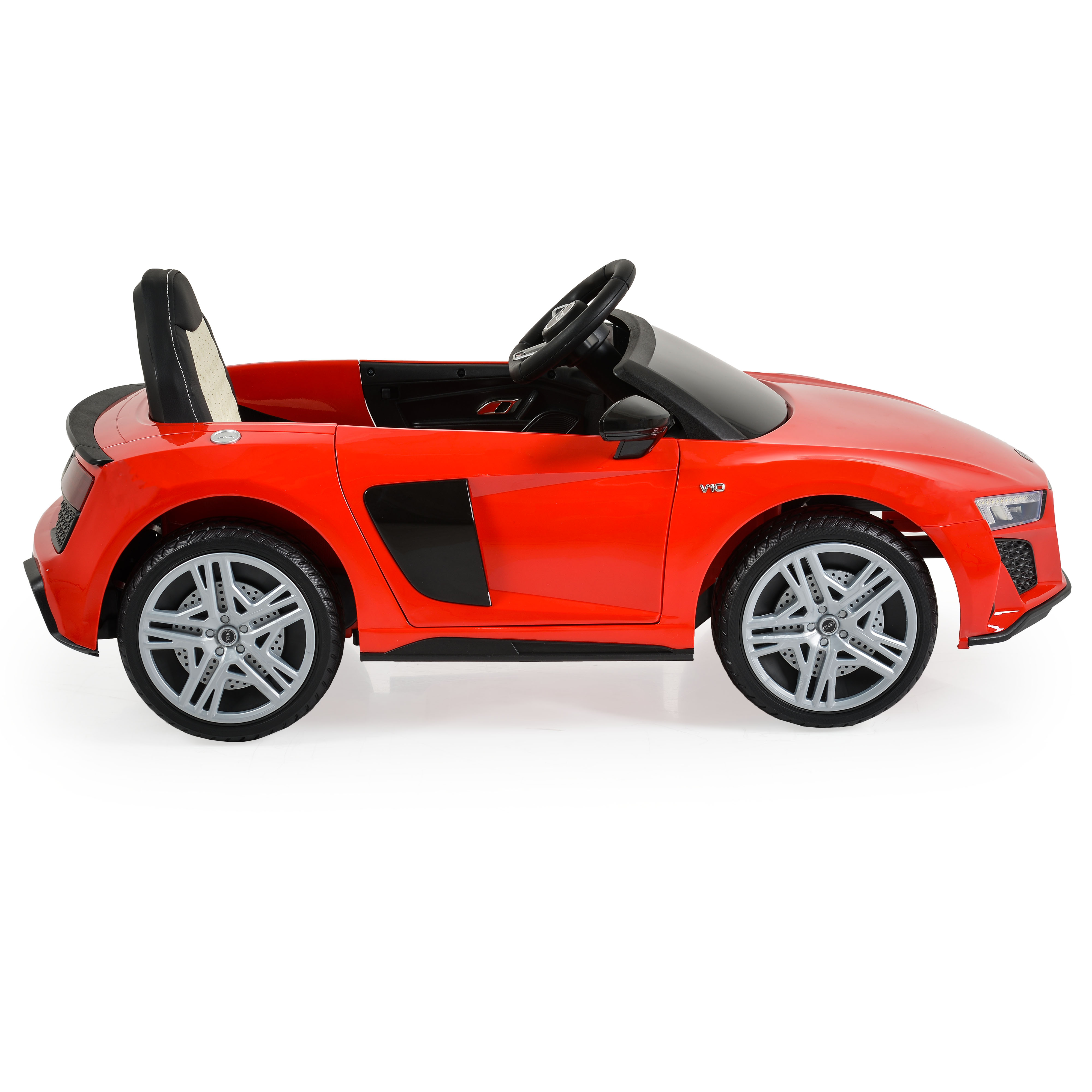 Battery car Audi R8 Spyder metallic red