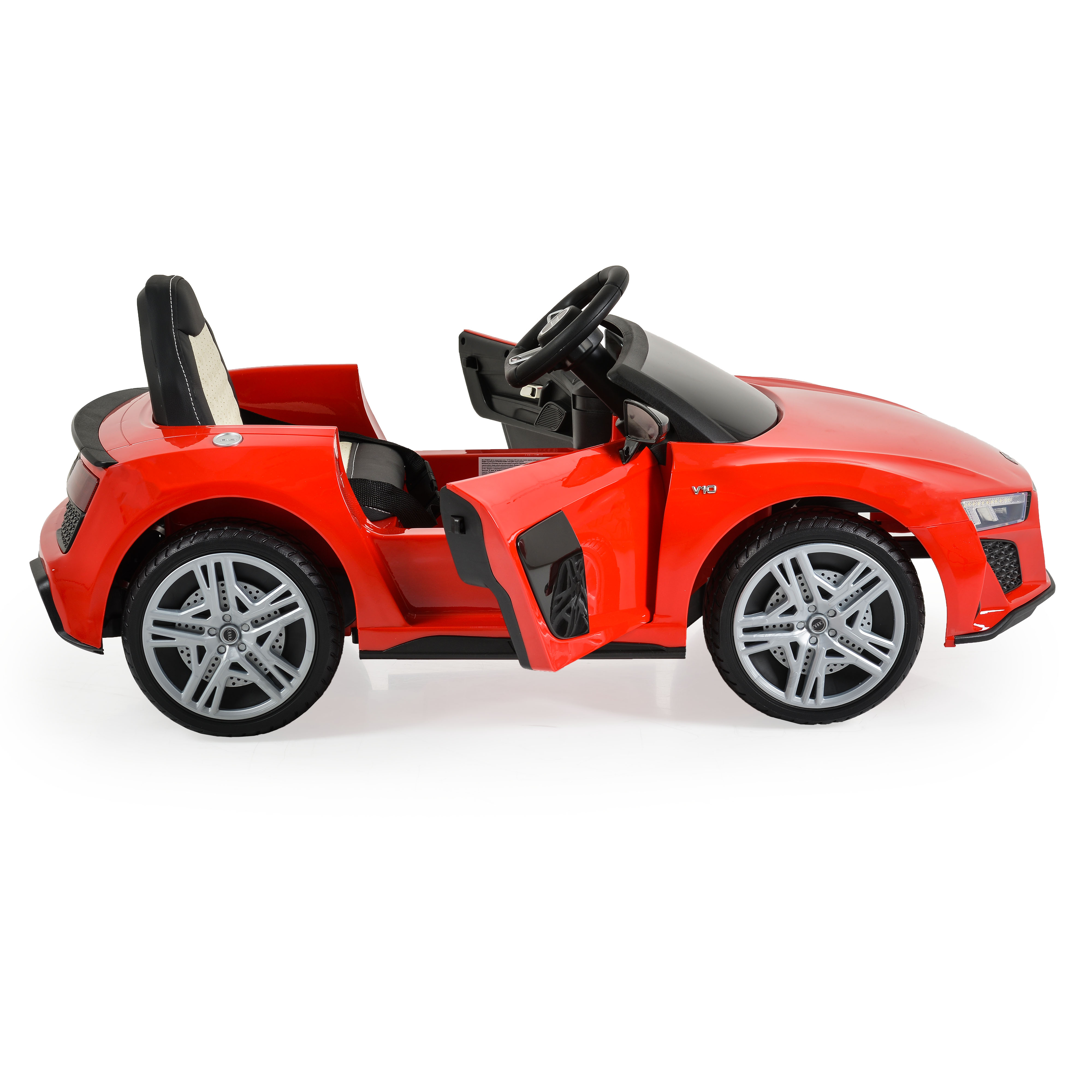 Battery car Audi R8 Spyder metallic red