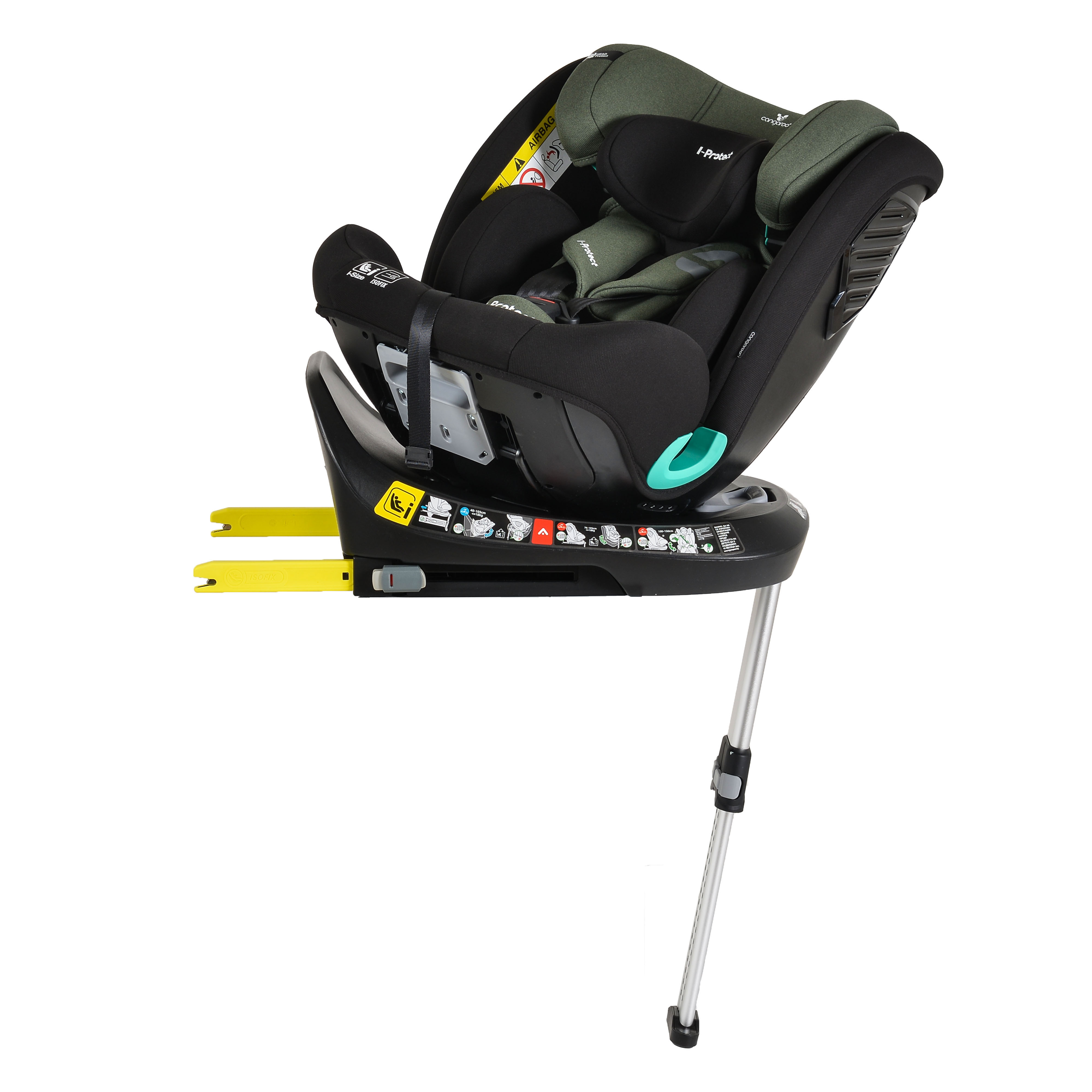Car seat i-Protect 40-150 cm Deep forest-green