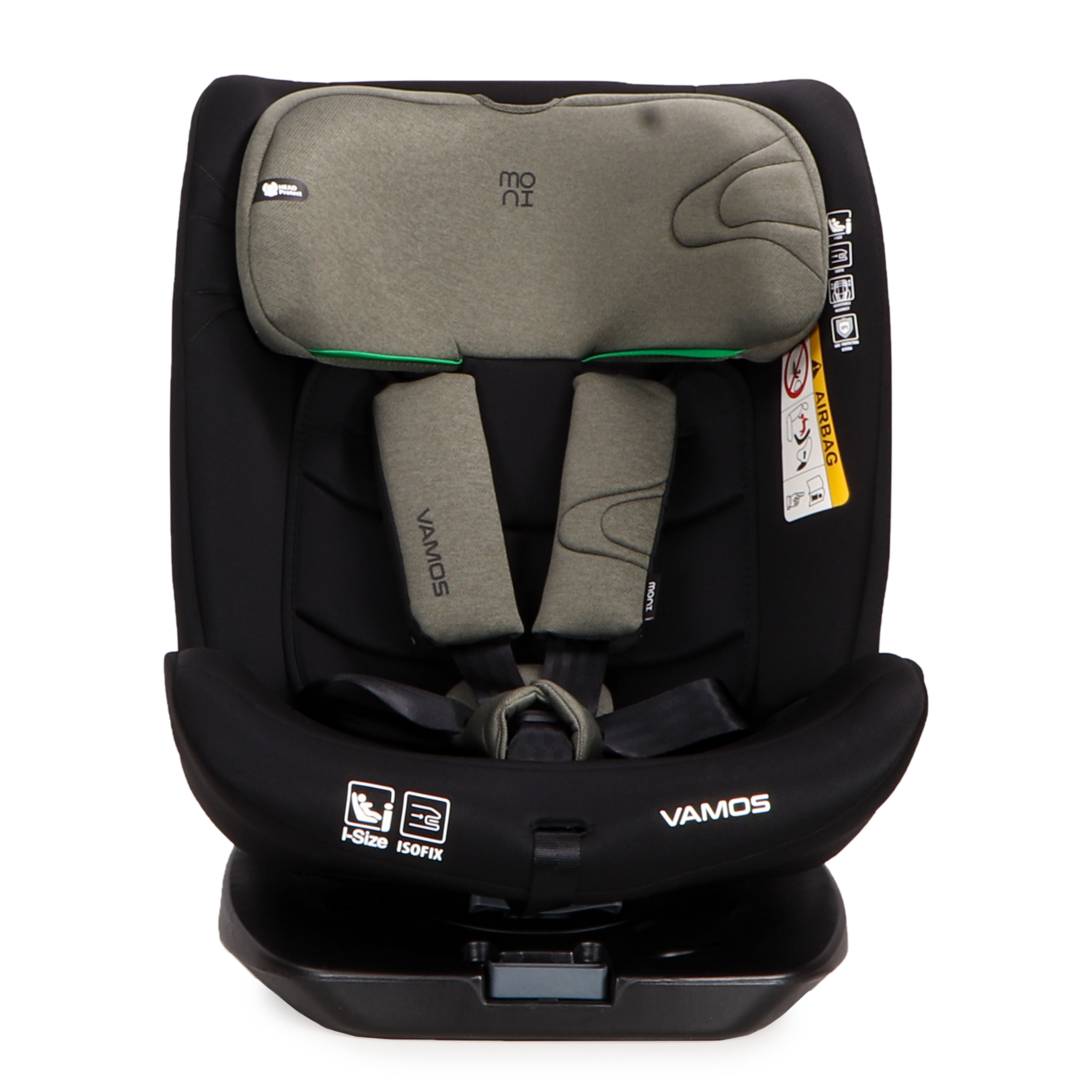 Car seat Vamos 40-150cm Military-green