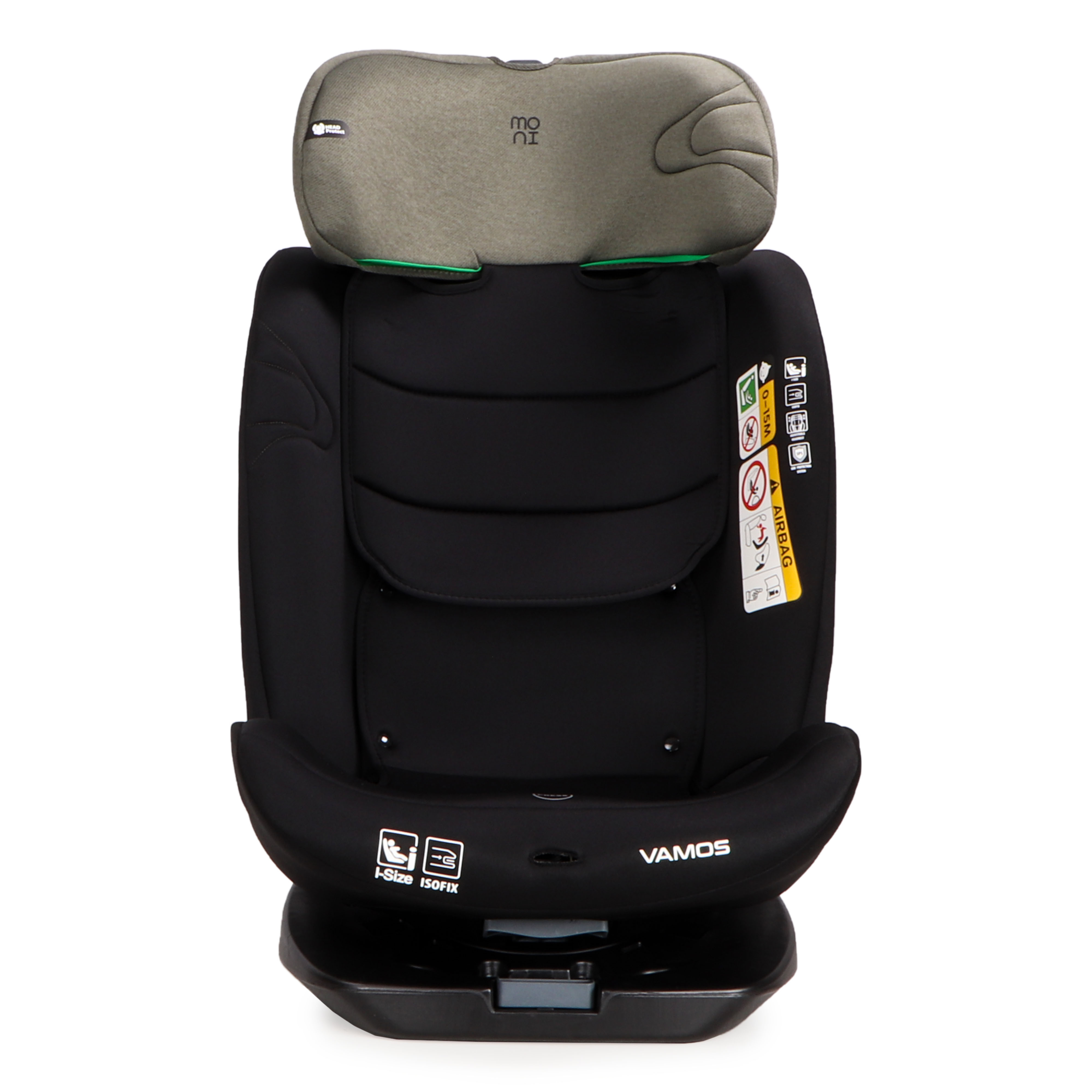 Car seat Vamos 40-150cm Military-green