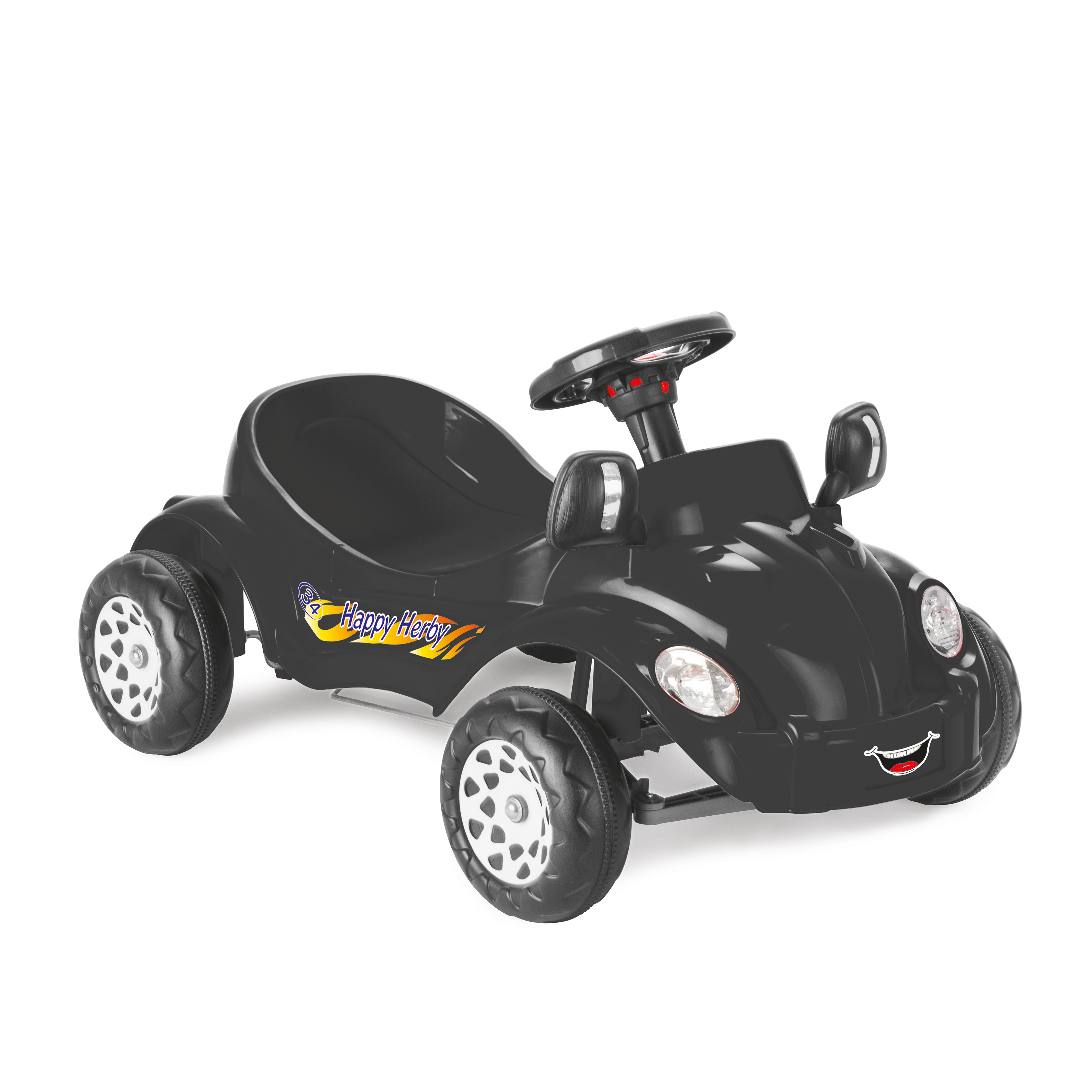 Pedal car Happy Herby-black 07303