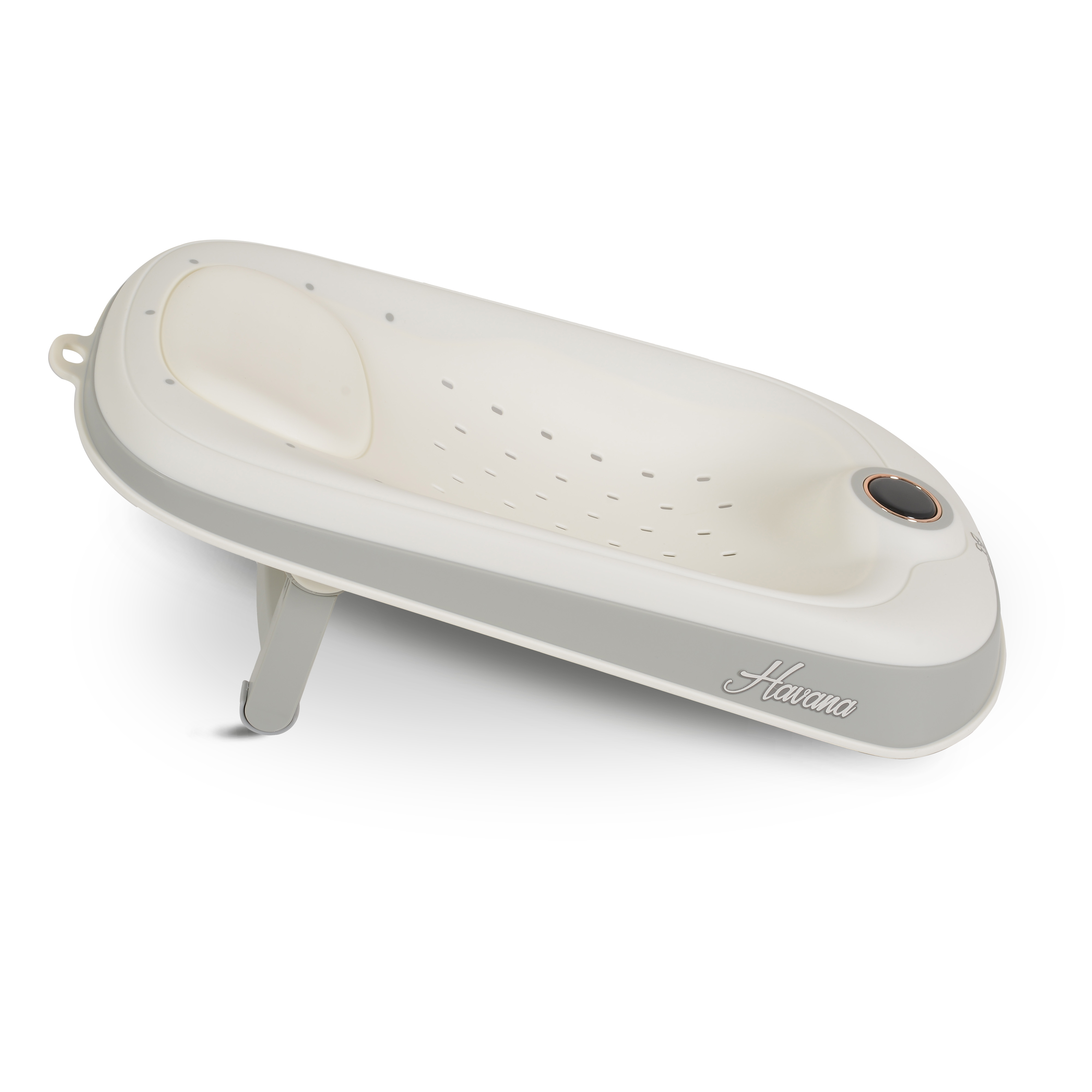 Подложка за вана с термометър Havana бял