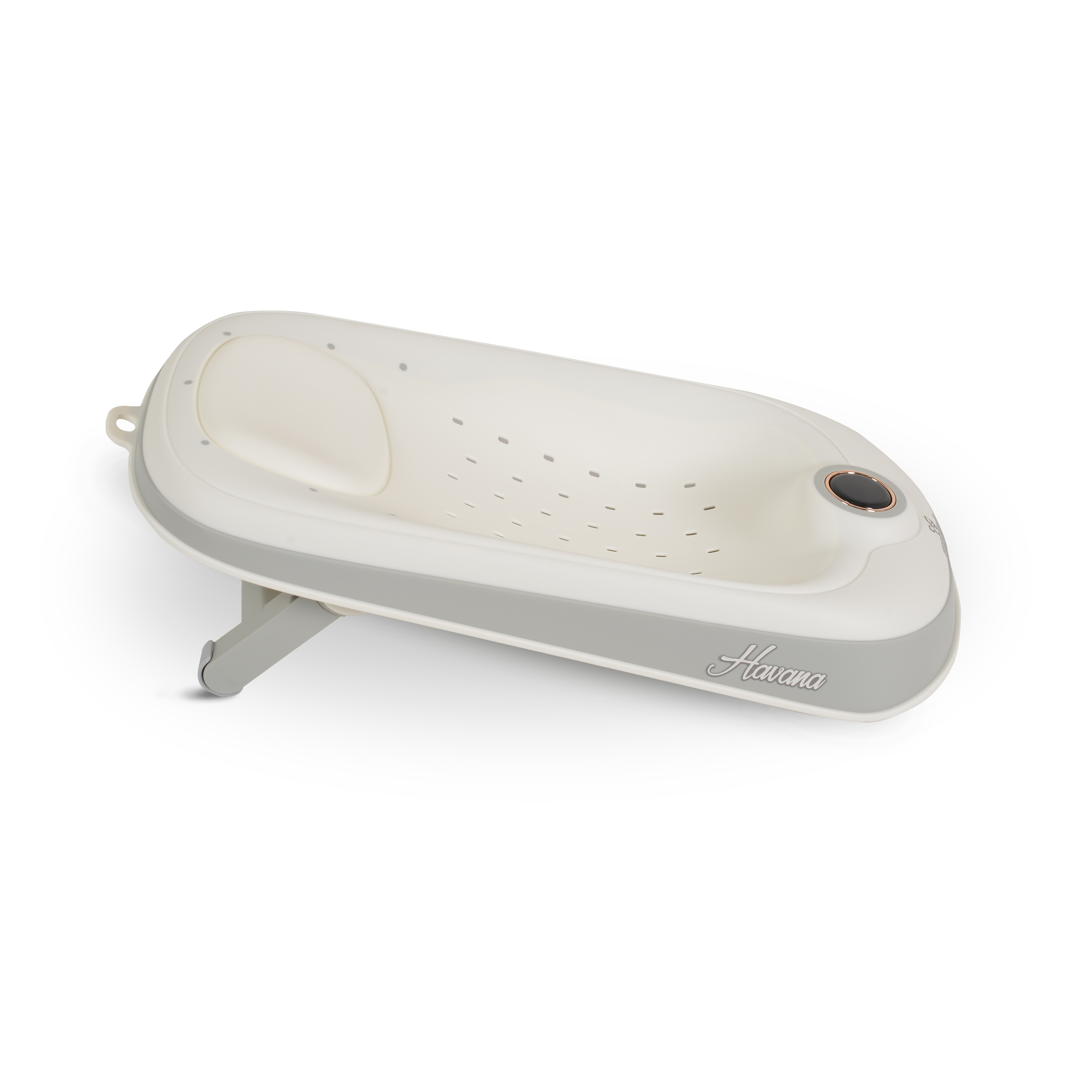 Подложка за вана с термометър Havana бял