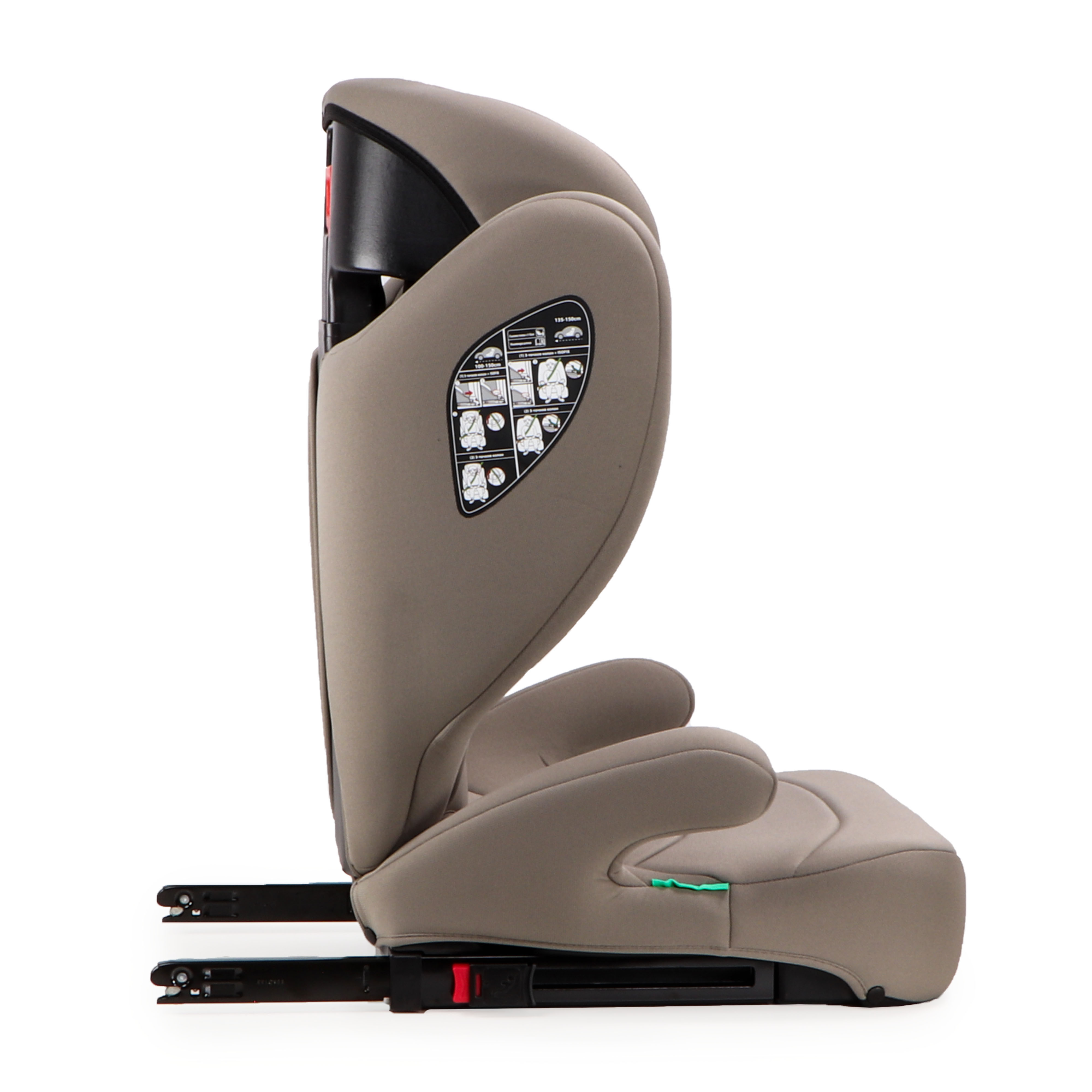 Car seat i-Race 100-150cm Cool-beige