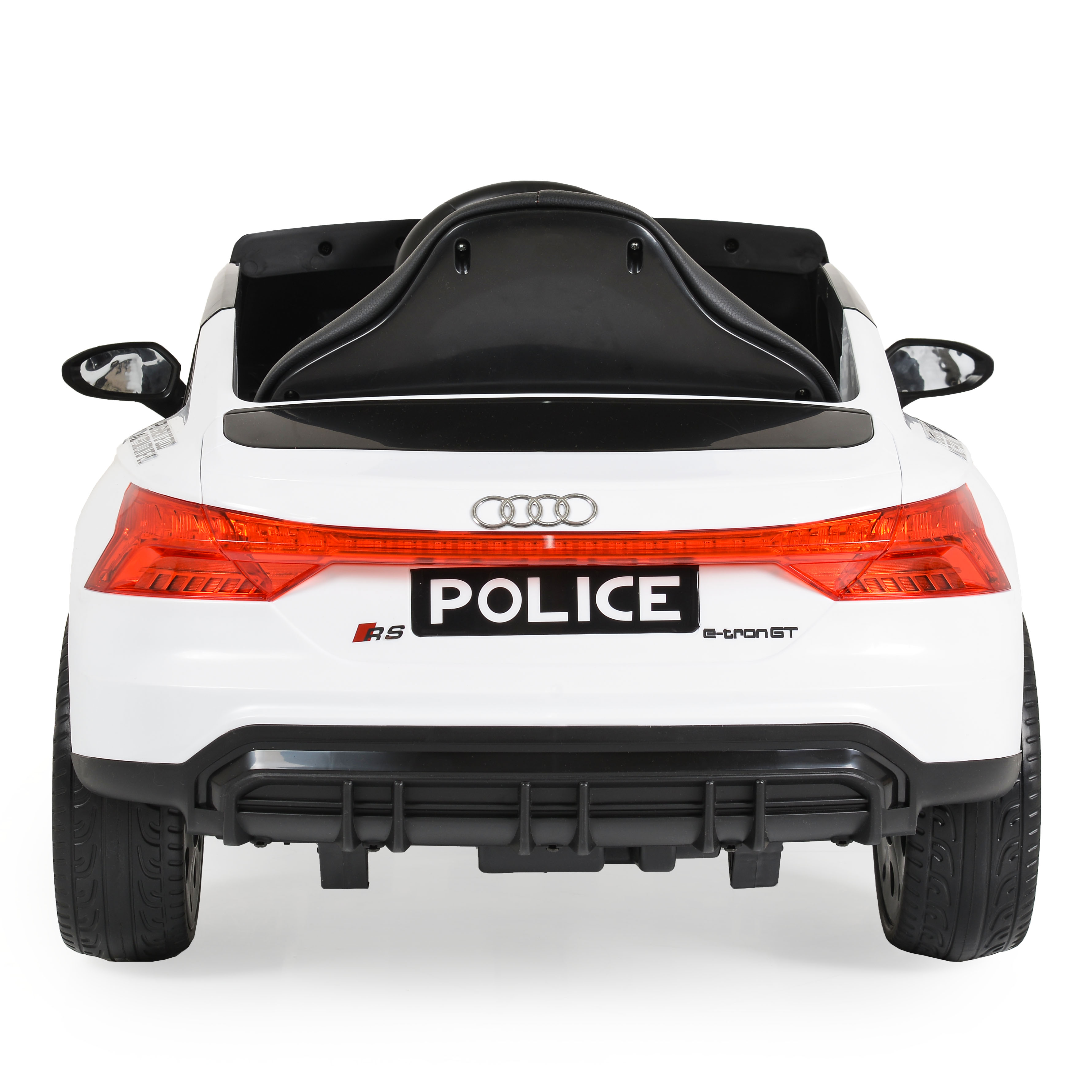 Battery car Audi RS e-tron 717 white police