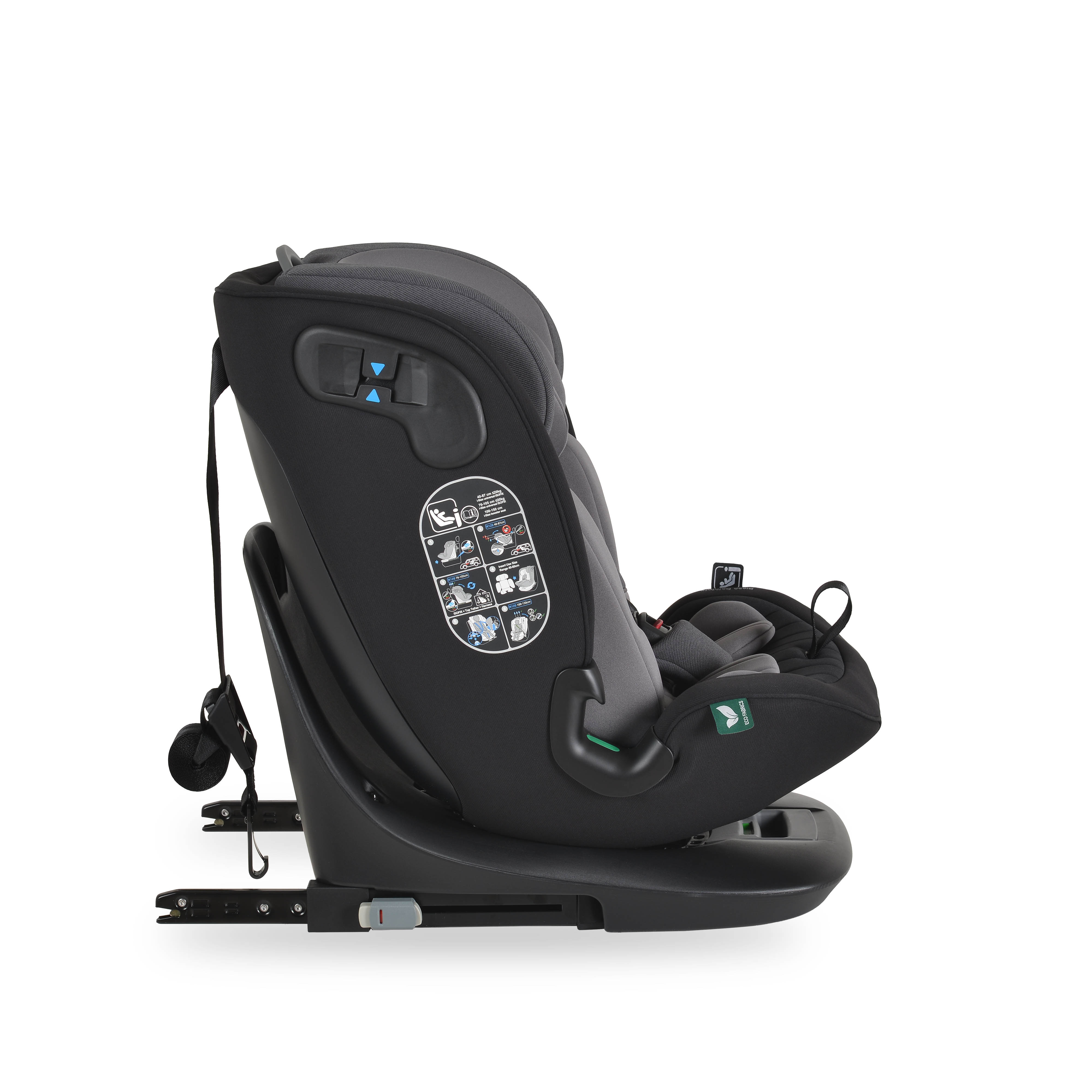 Стол за кола GTS 40-150см Charcoal-gray