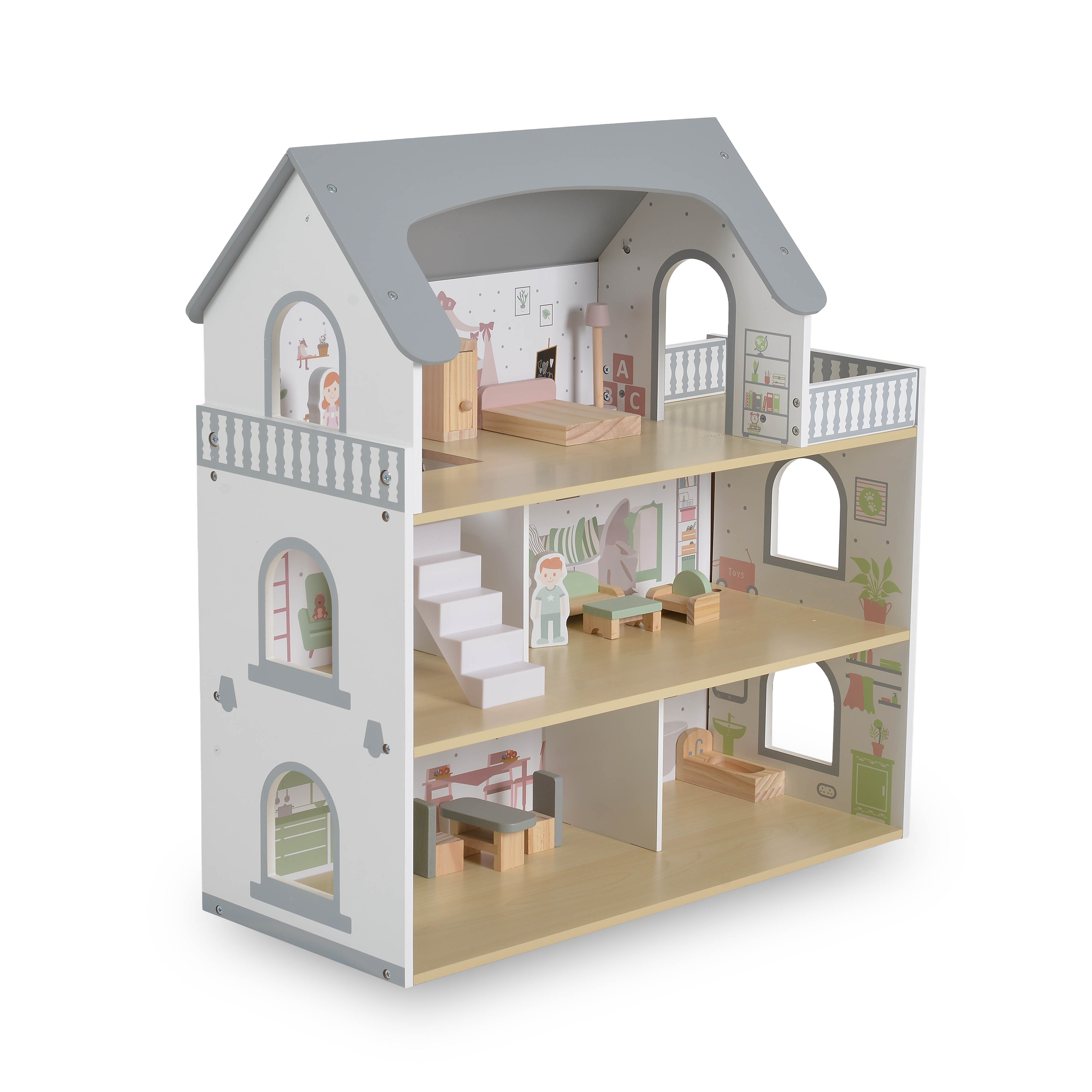 Wooden doll house Ema W06A587