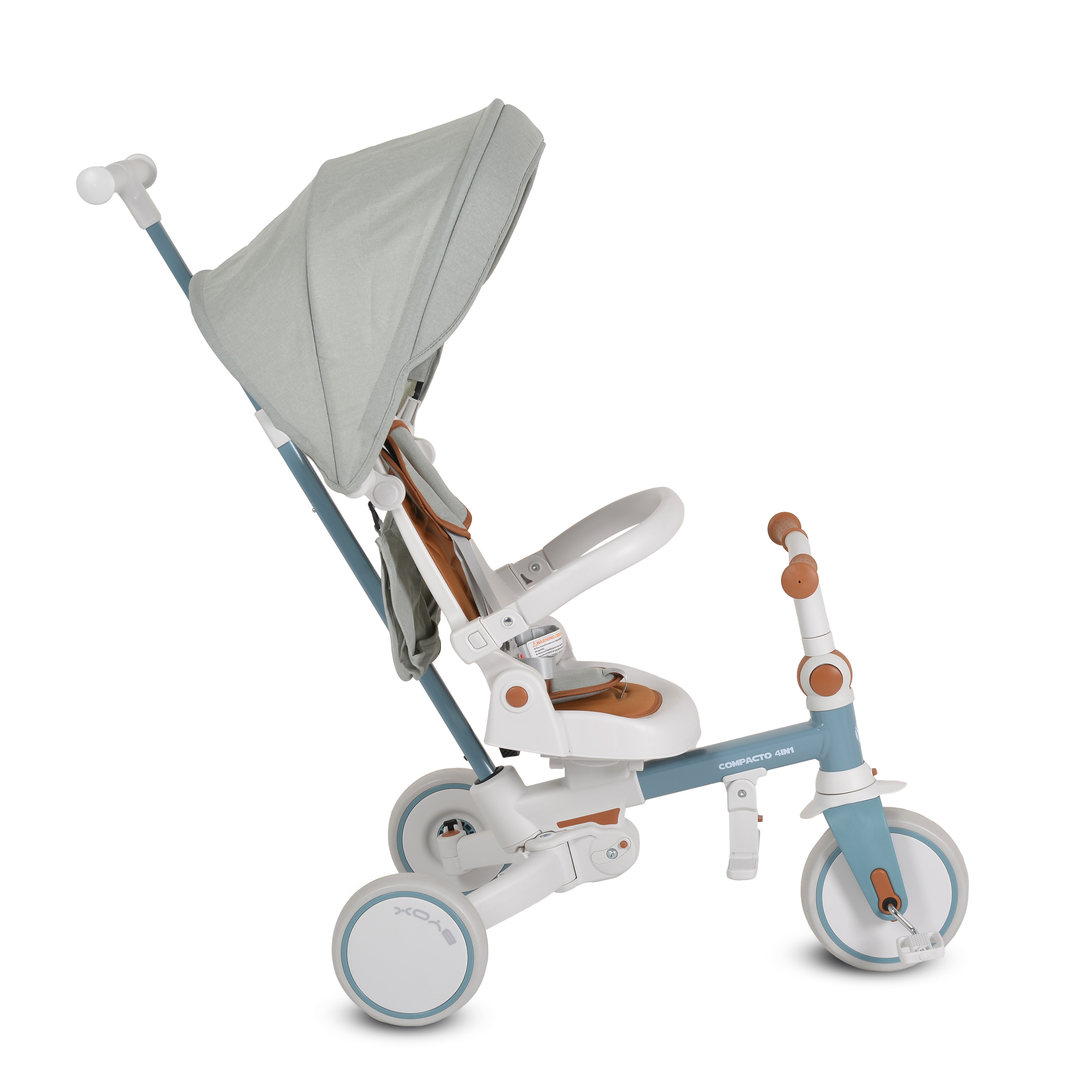 Триколка Compacto 4в1 син